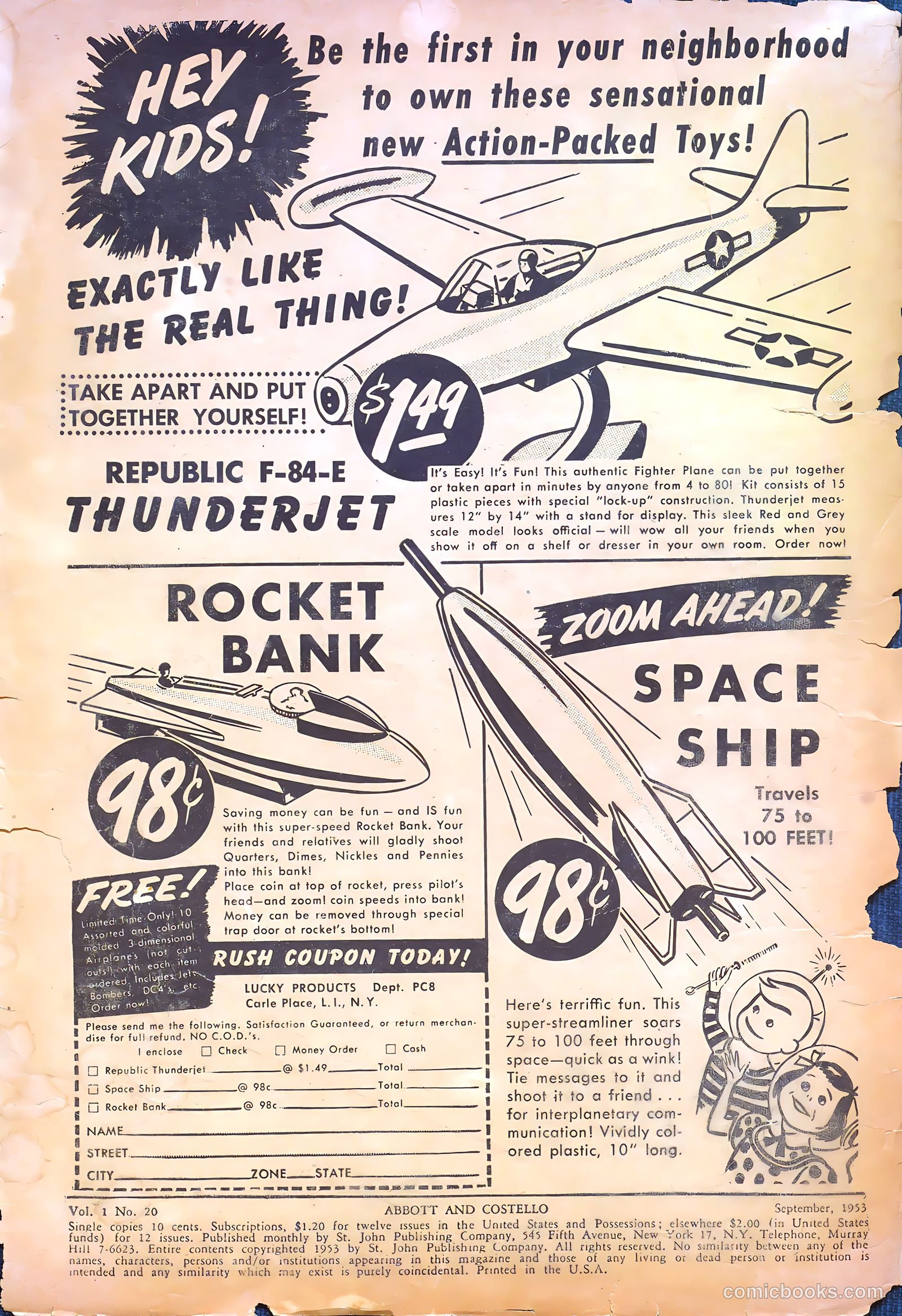 Abbott and Costello Comics #20 (1953) — page 2 of 36