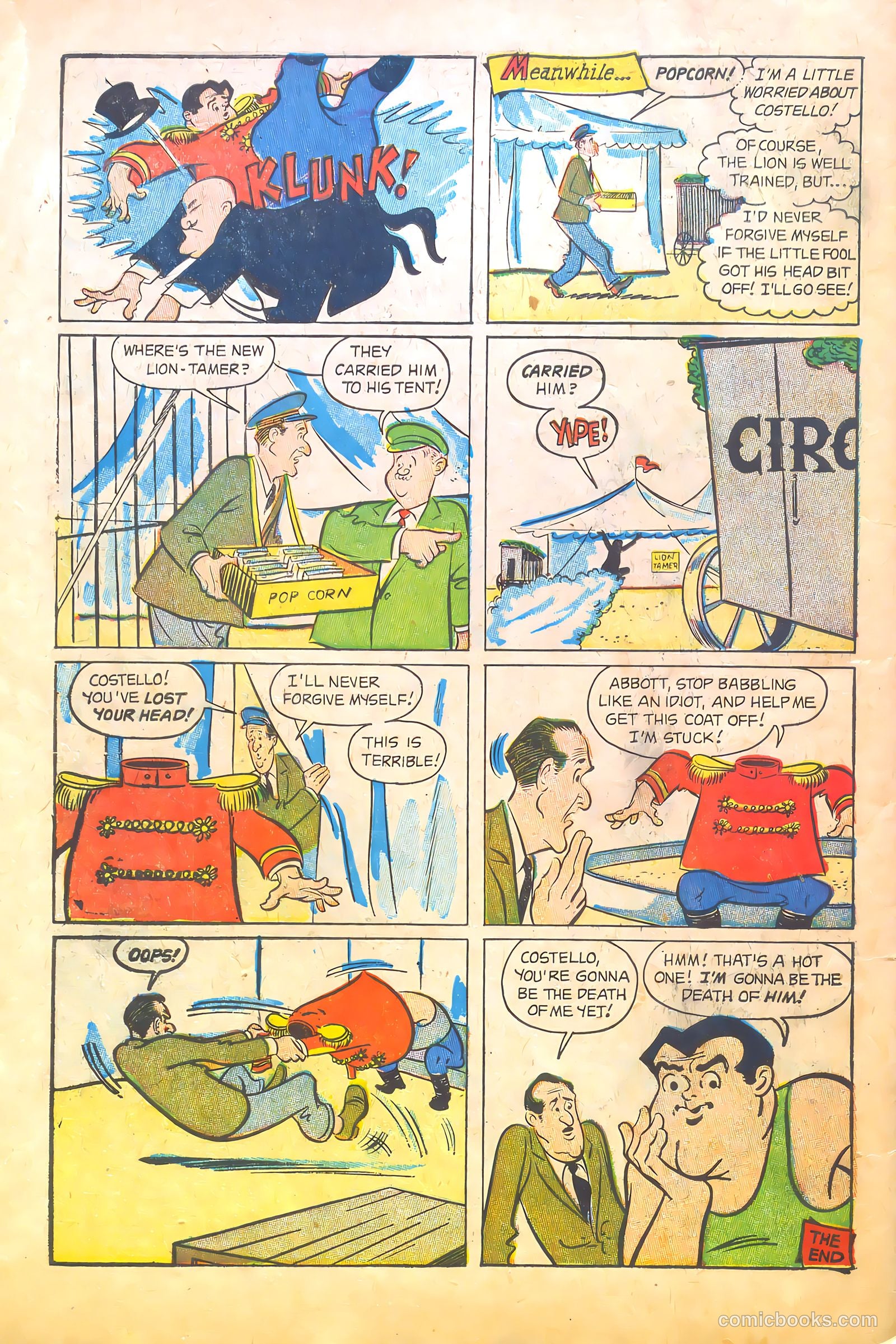 Abbott and Costello Comics #20 (1953) — page 34 of 36