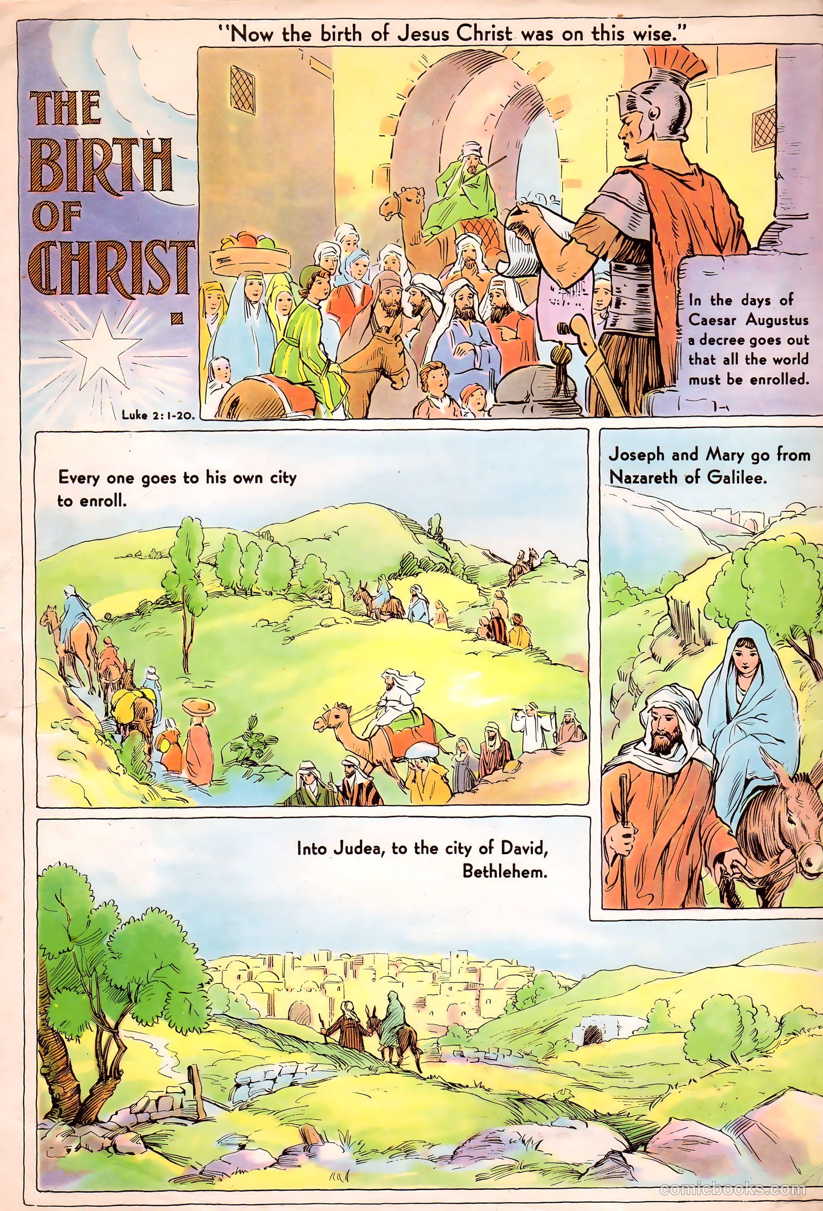 The Life of Christ Visualized #1 (1942, Standard Publishing Company) — page 2 of 48