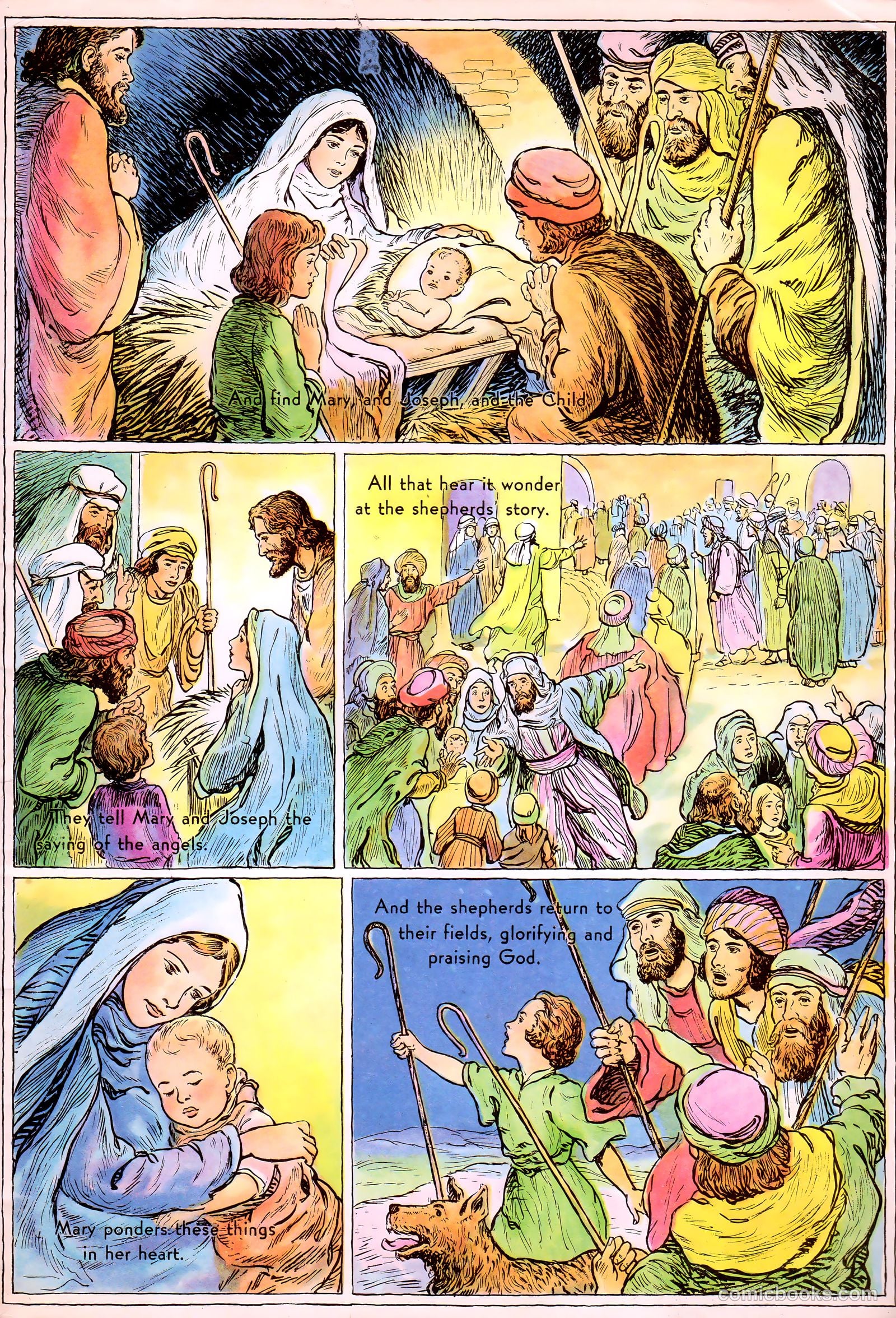 The Life of Christ Visualized #1 (1942, Standard Publishing Company) — page 5 of 48