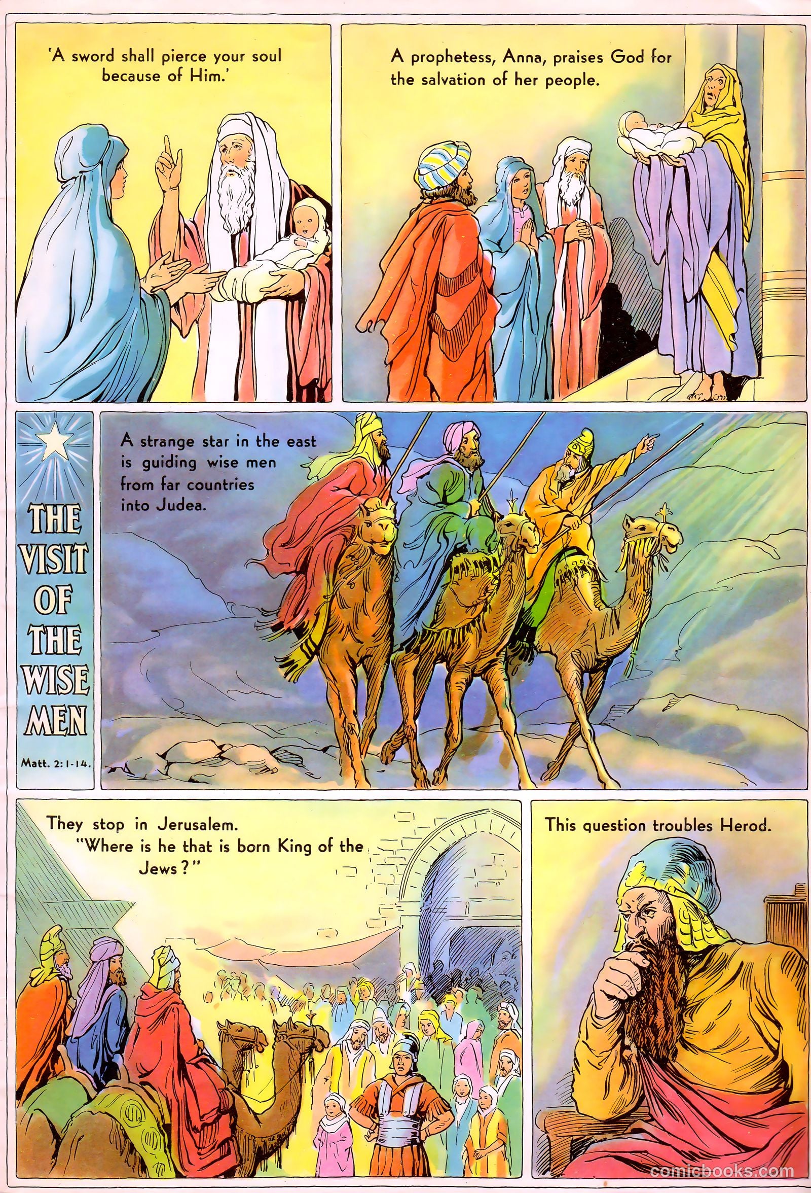 The Life of Christ Visualized #1 (1942, Standard Publishing Company) — page 7 of 48