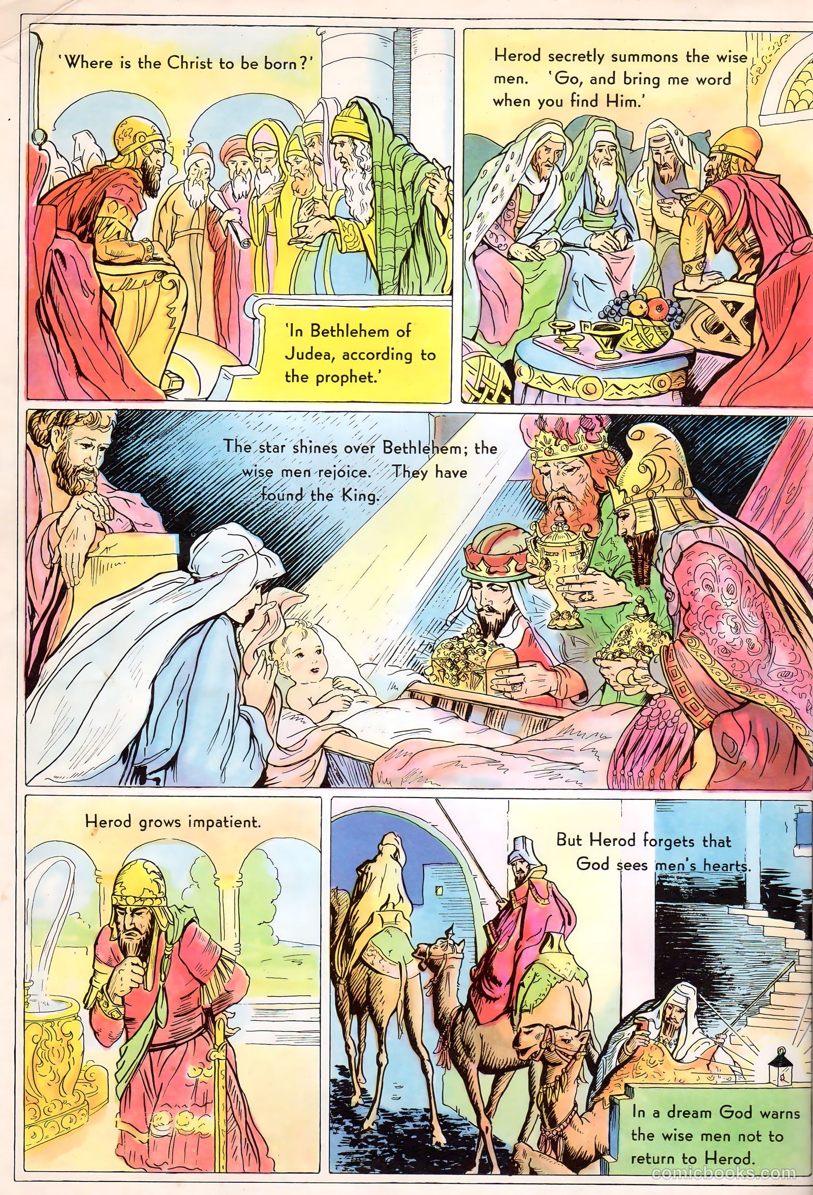 The Life of Christ Visualized #1 (1942, Standard Publishing Company) — page 8 of 48