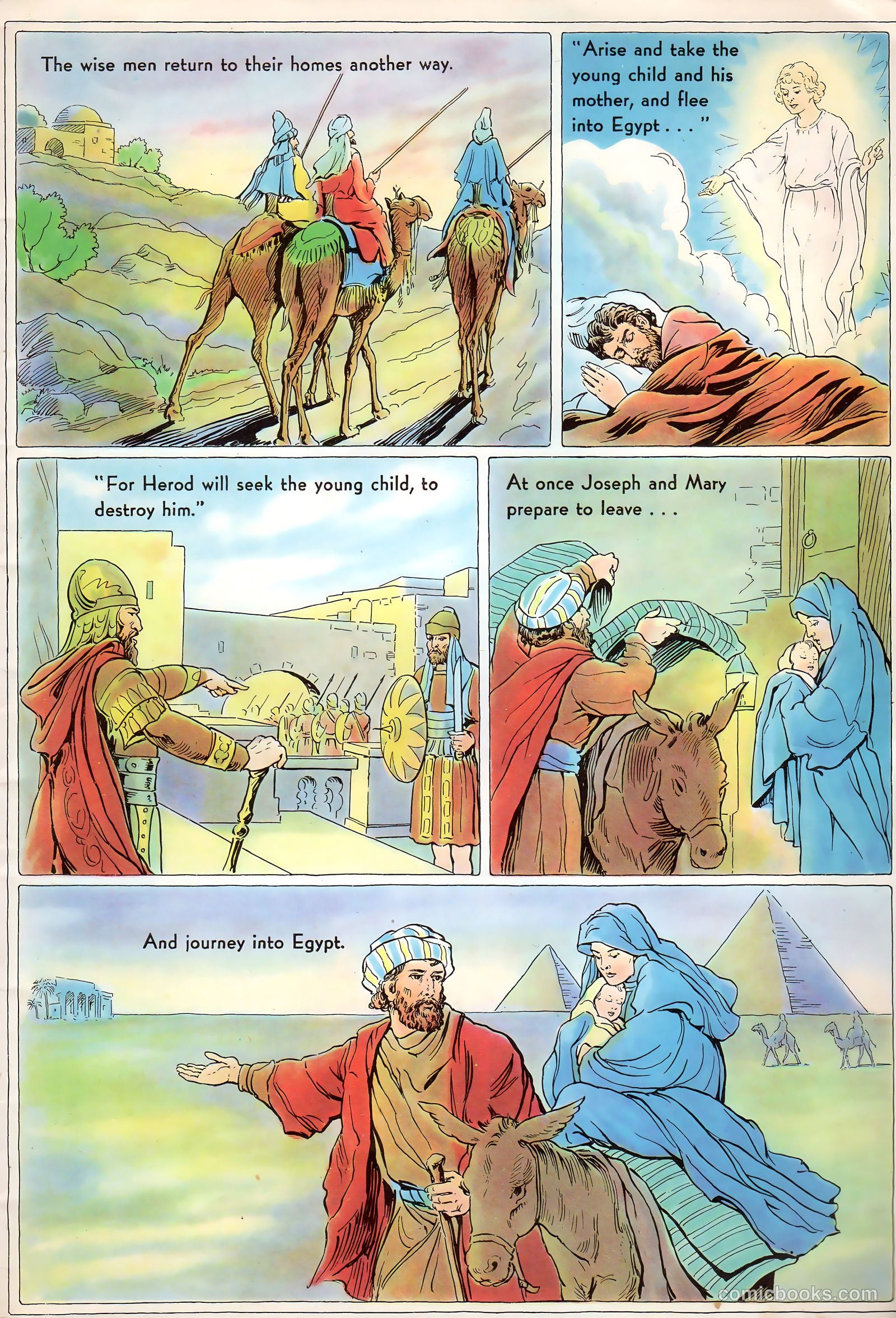 The Life of Christ Visualized #1 (1942, Standard Publishing Company) — page 9 of 48