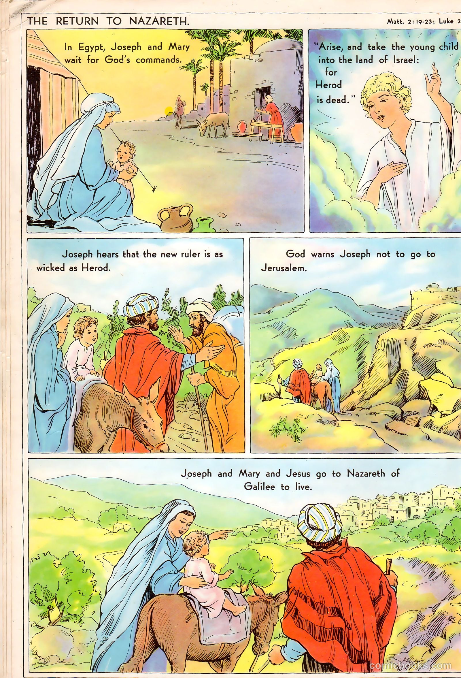 The Life of Christ Visualized #1 (1942, Standard Publishing Company) — page 10 of 48