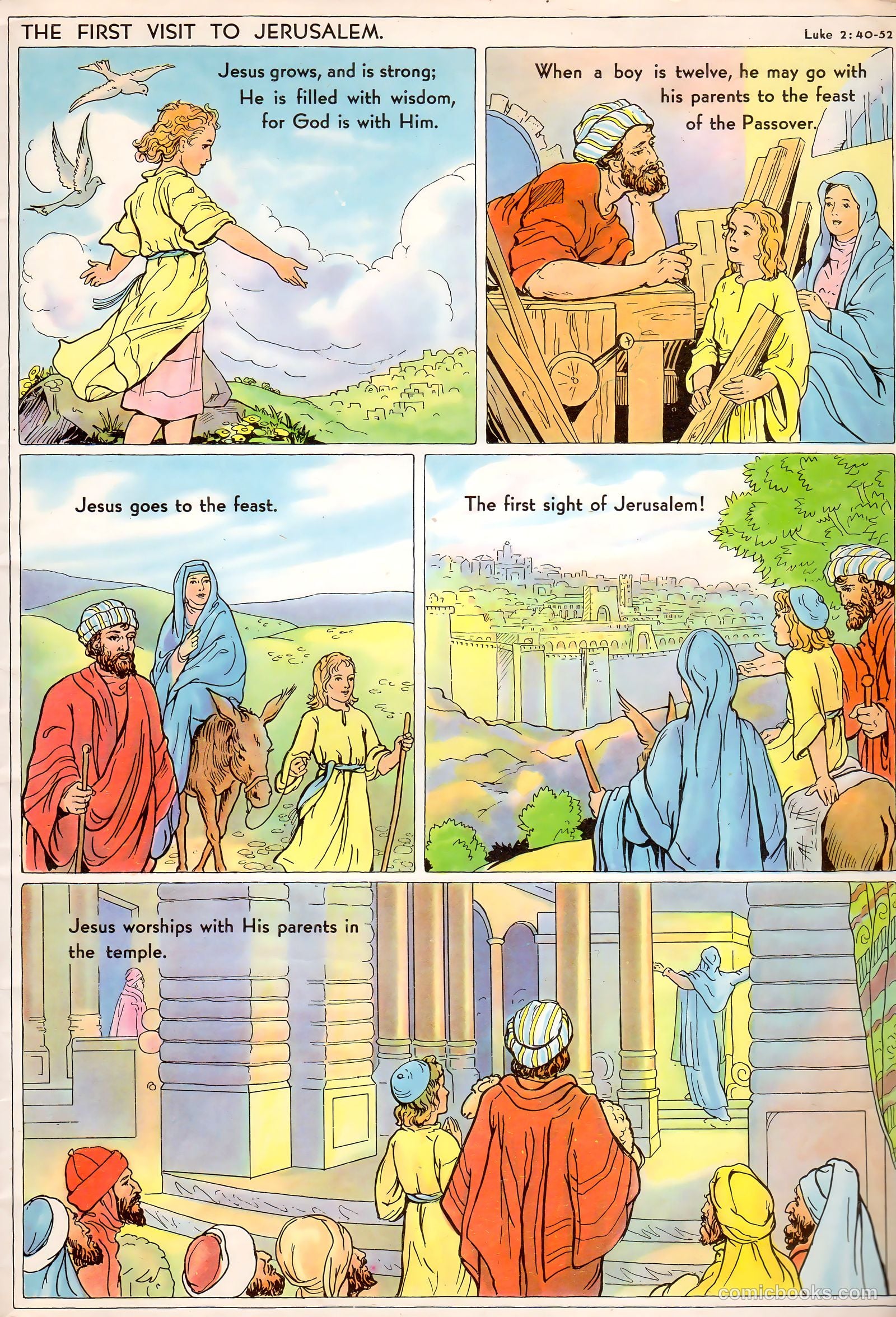 The Life of Christ Visualized #1 (1942, Standard Publishing Company) — page 11 of 48