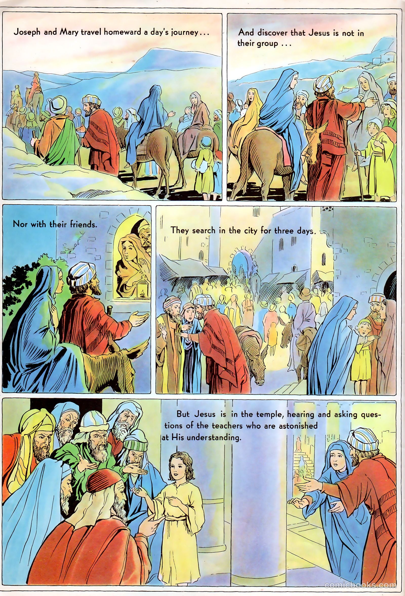 The Life of Christ Visualized #1 (1942, Standard Publishing Company) — page 12 of 48