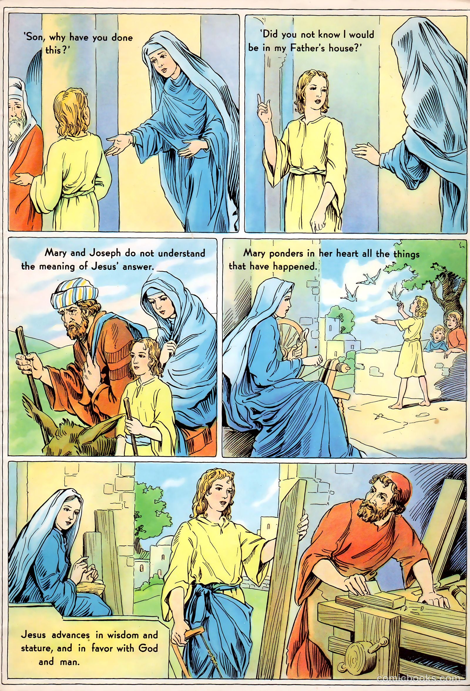 The Life of Christ Visualized #1 (1942, Standard Publishing Company) — page 13 of 48