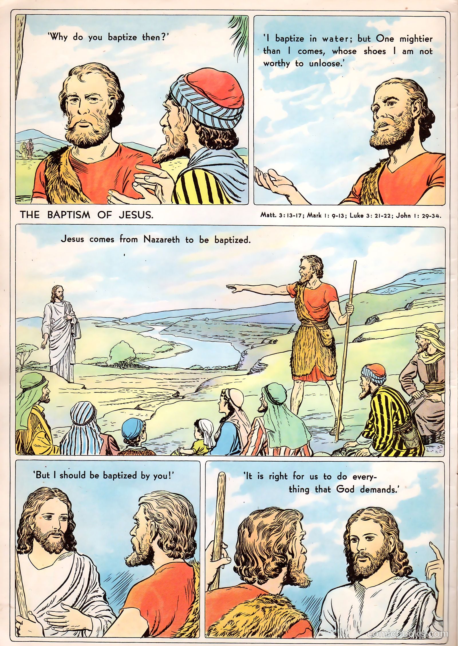 The Life of Christ Visualized #1 (1942, Standard Publishing Company) — page 16 of 48