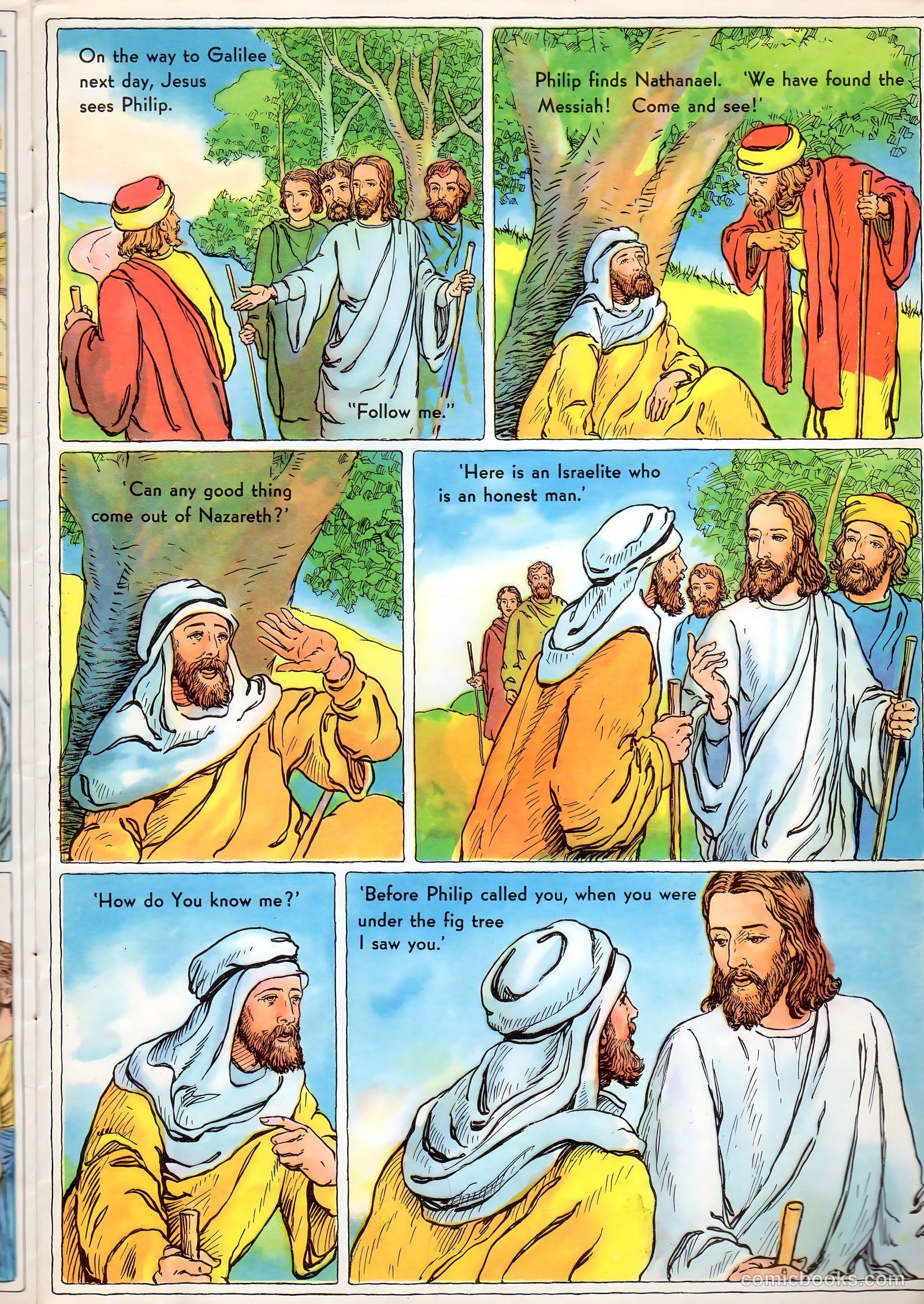The Life of Christ Visualized #1 (1942, Standard Publishing Company) — page 19 of 48