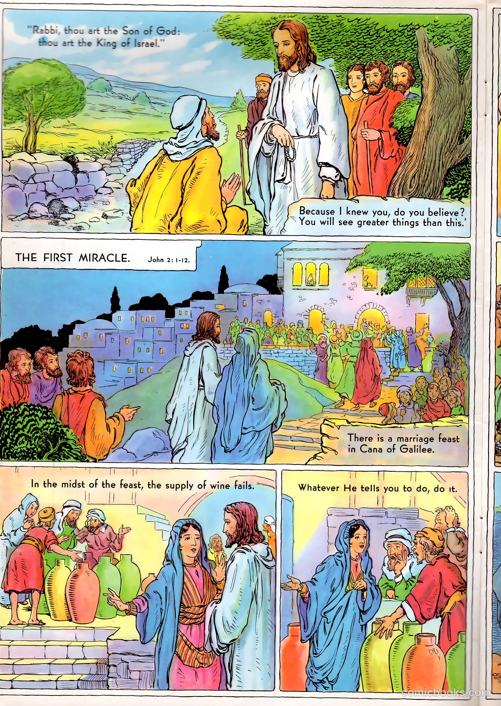The Life of Christ Visualized #1 (1942, Standard Publishing Company) — page 20 of 48