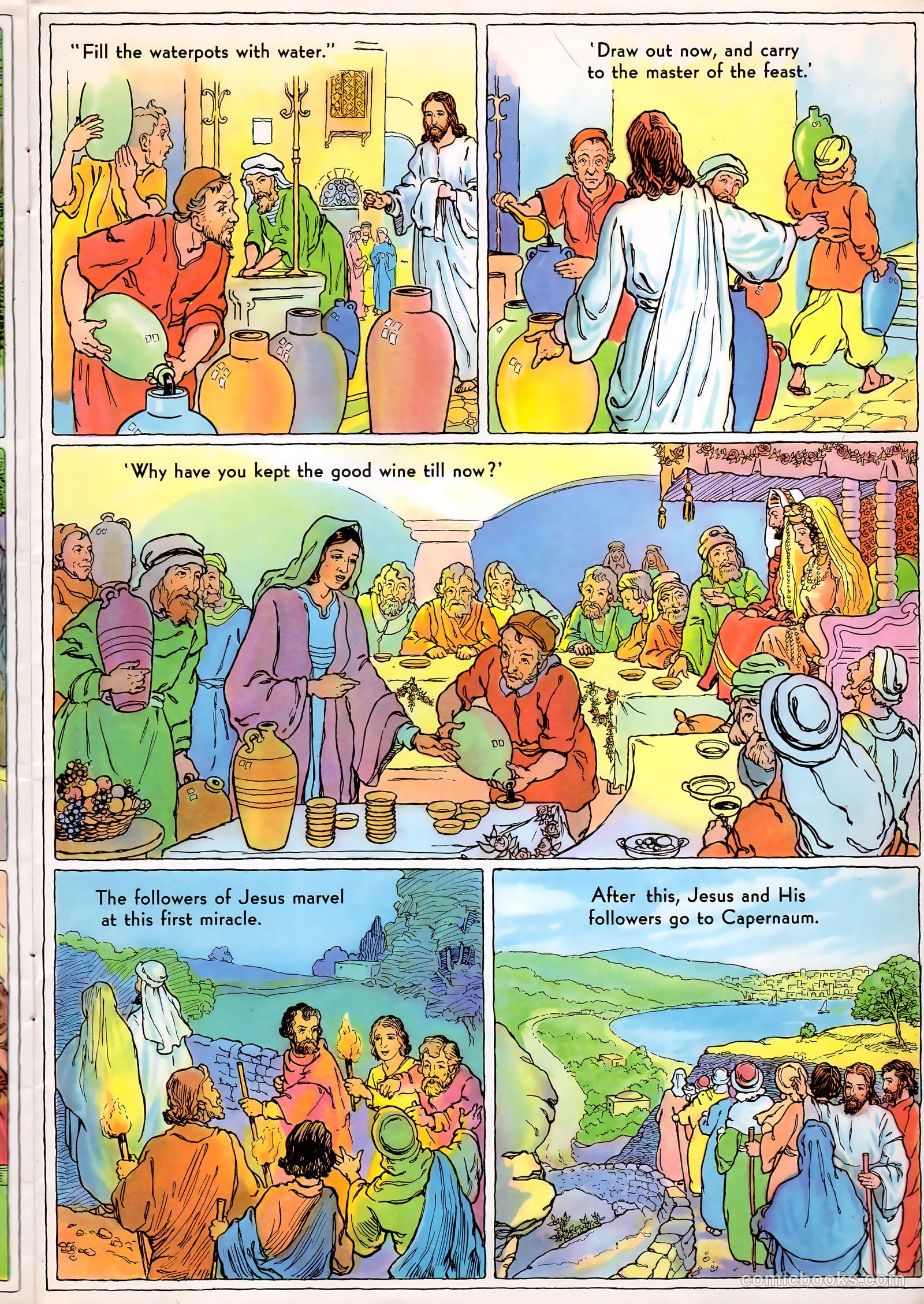 The Life of Christ Visualized #1 (1942, Standard Publishing Company) — page 21 of 48