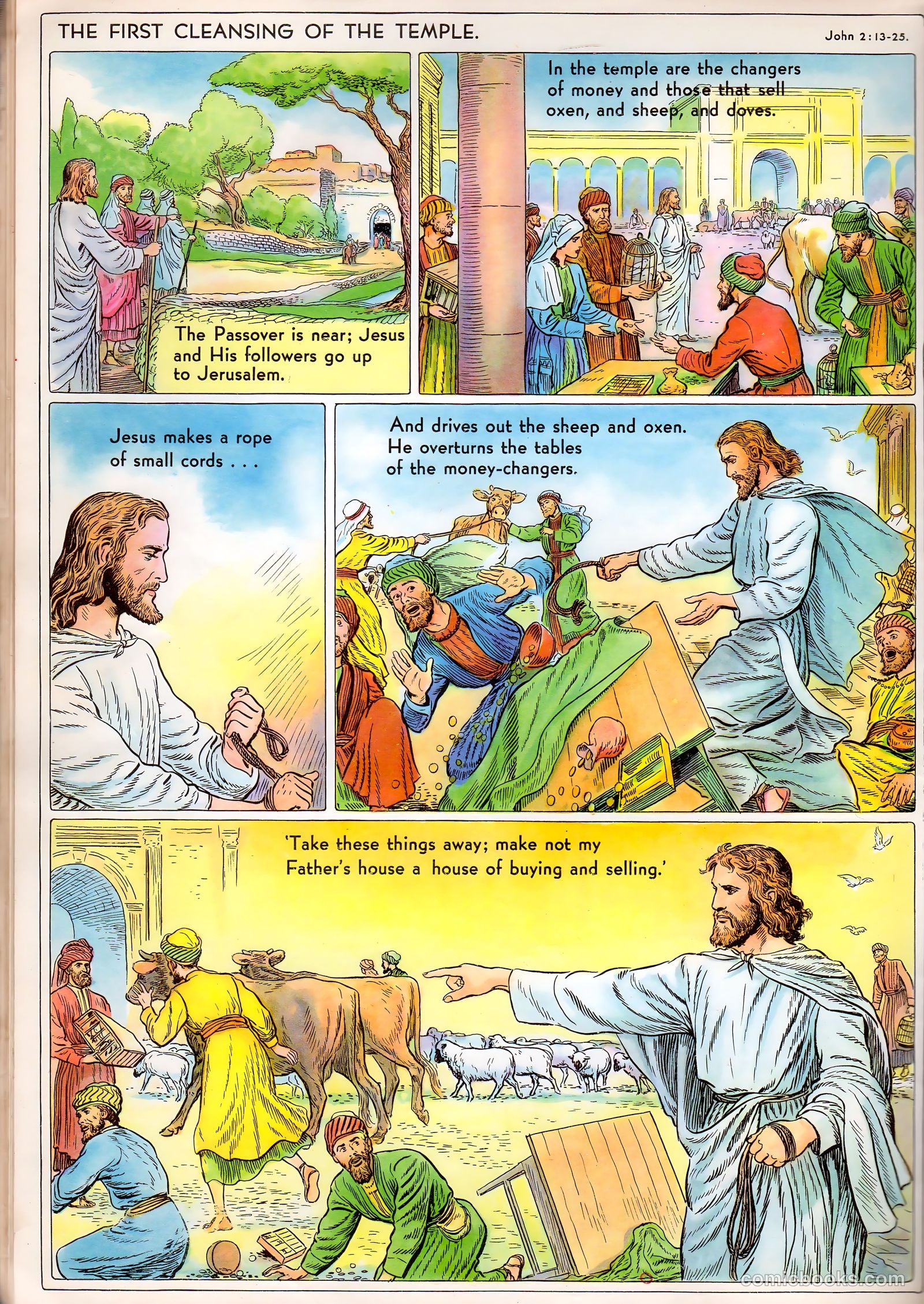 The Life of Christ Visualized #1 (1942, Standard Publishing Company) — page 22 of 48