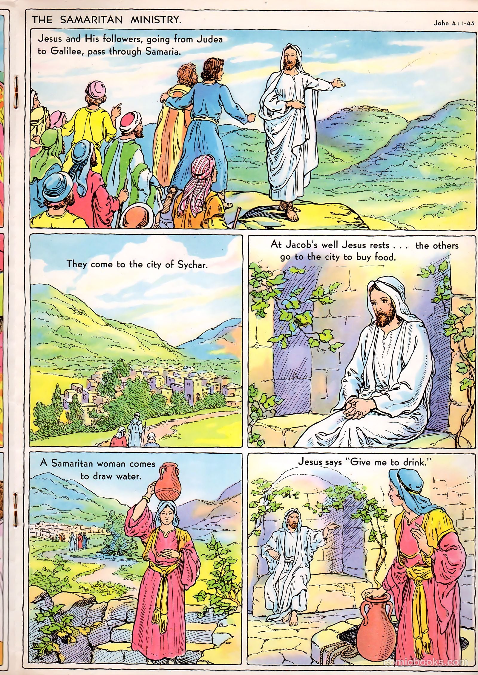 The Life of Christ Visualized #1 (1942, Standard Publishing Company) — page 25 of 48