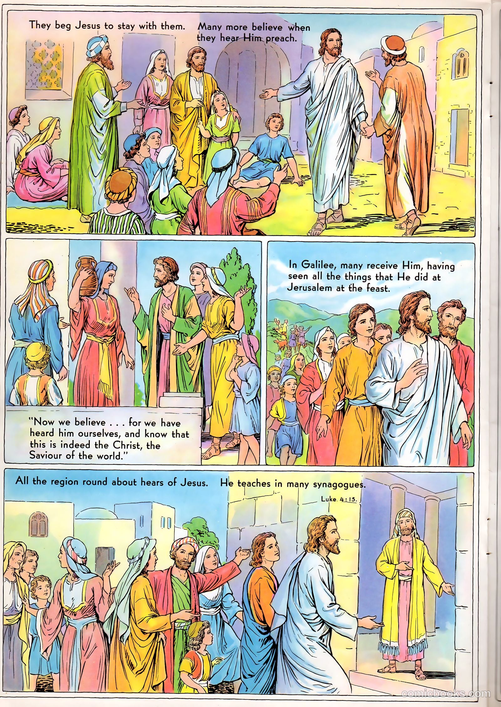 The Life of Christ Visualized #1 (1942, Standard Publishing Company) — page 28 of 48