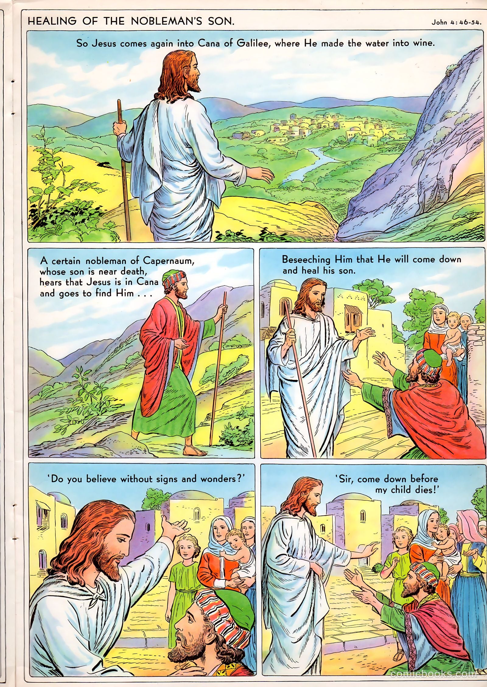 The Life of Christ Visualized #1 (1942, Standard Publishing Company) — page 29 of 48