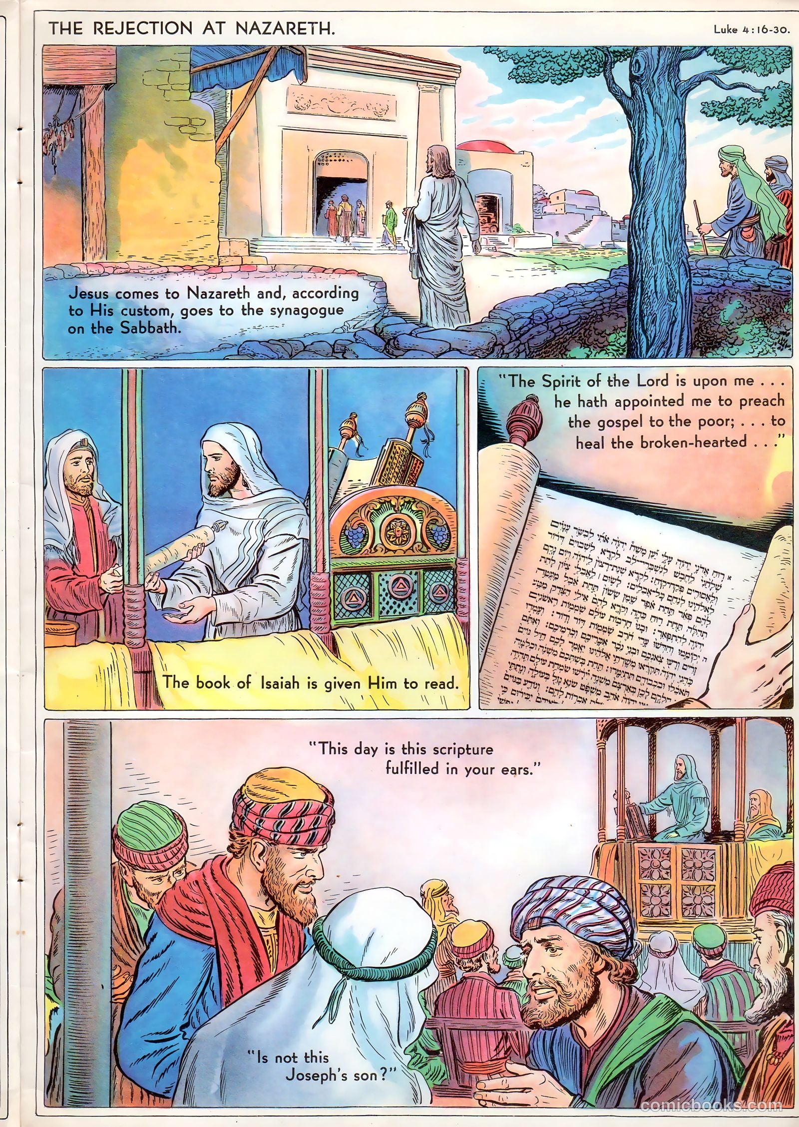 The Life of Christ Visualized #1 (1942, Standard Publishing Company) — page 31 of 48