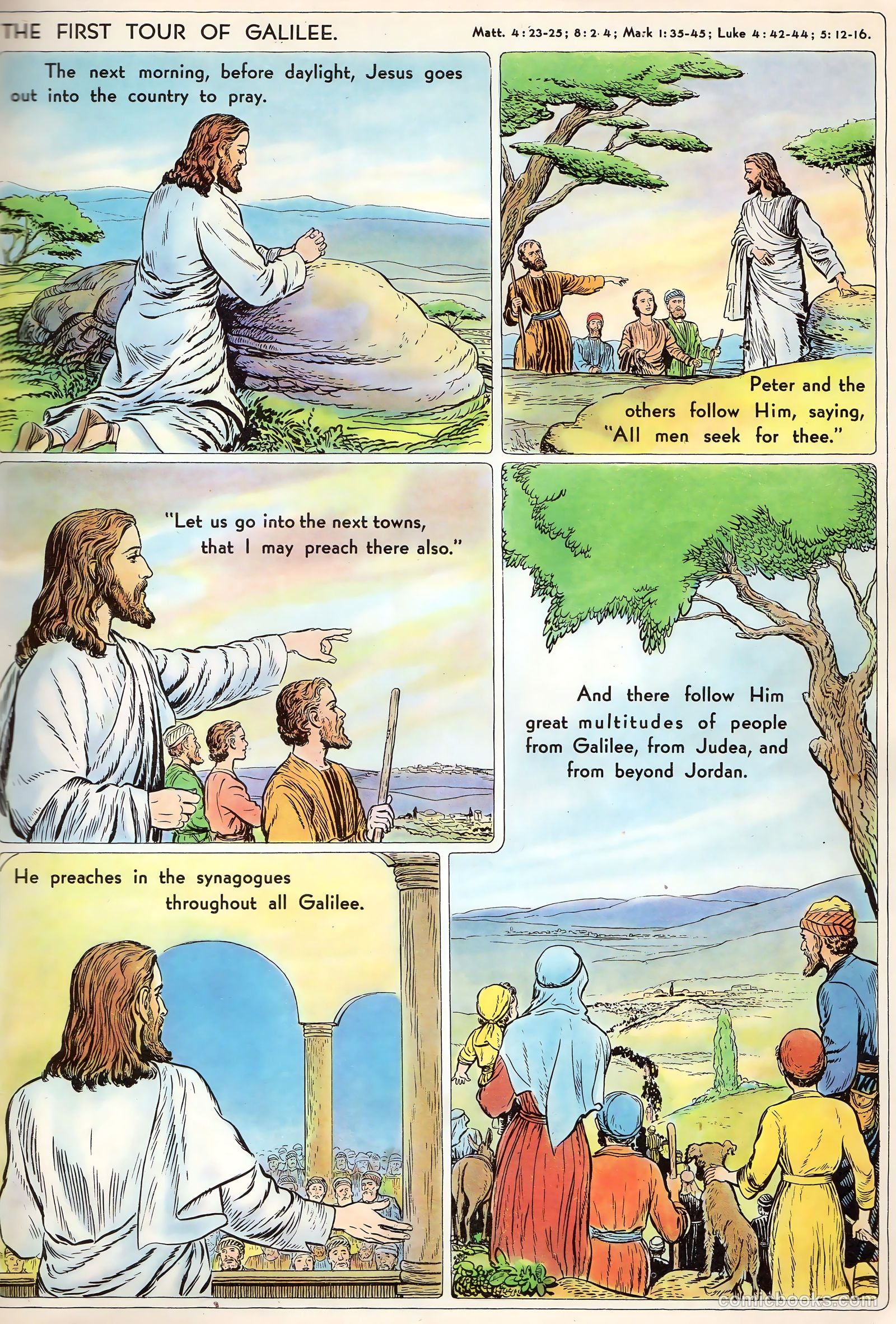 The Life of Christ Visualized #1 (1942, Standard Publishing Company) — page 37 of 48