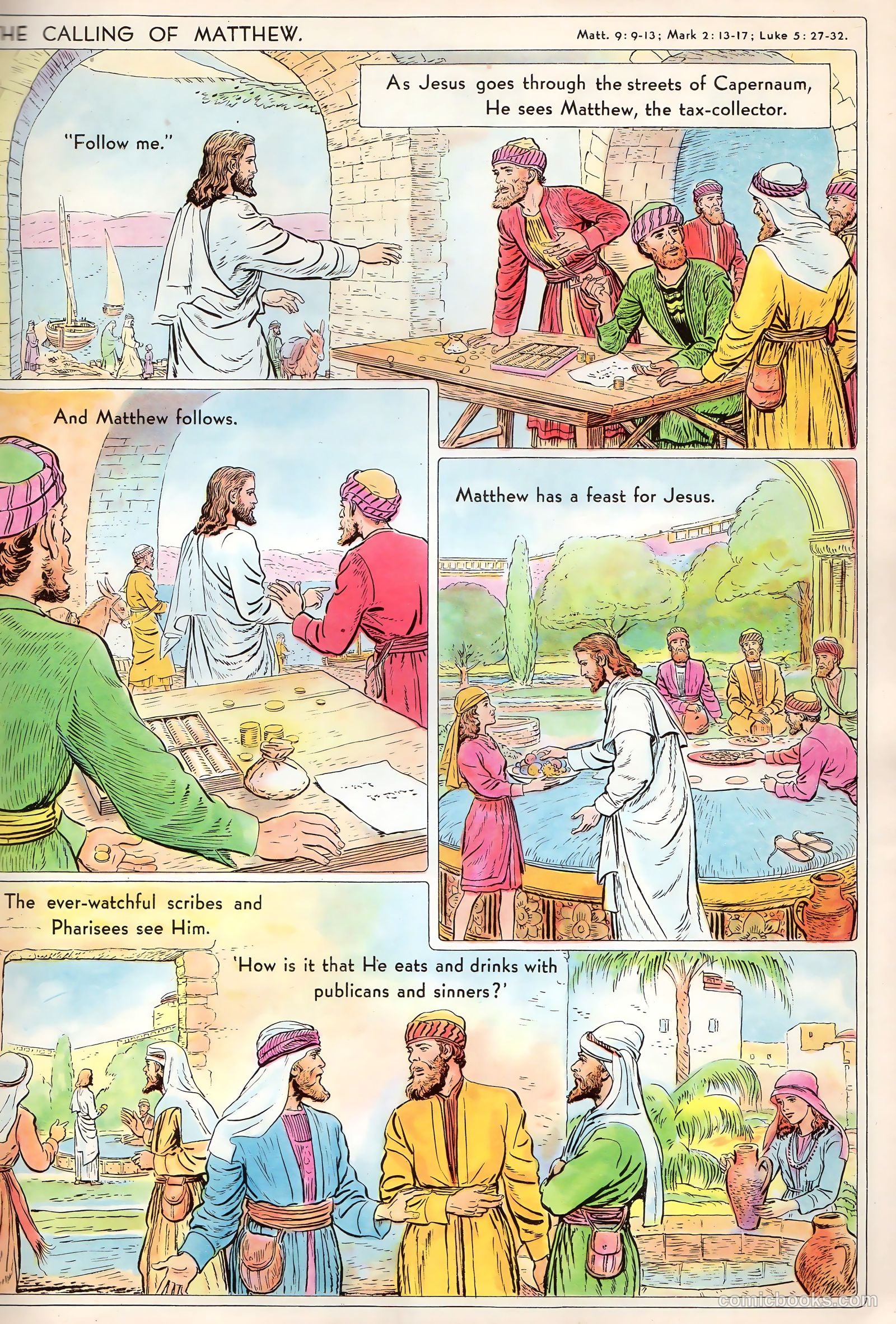 The Life of Christ Visualized #1 (1942, Standard Publishing Company) — page 41 of 48