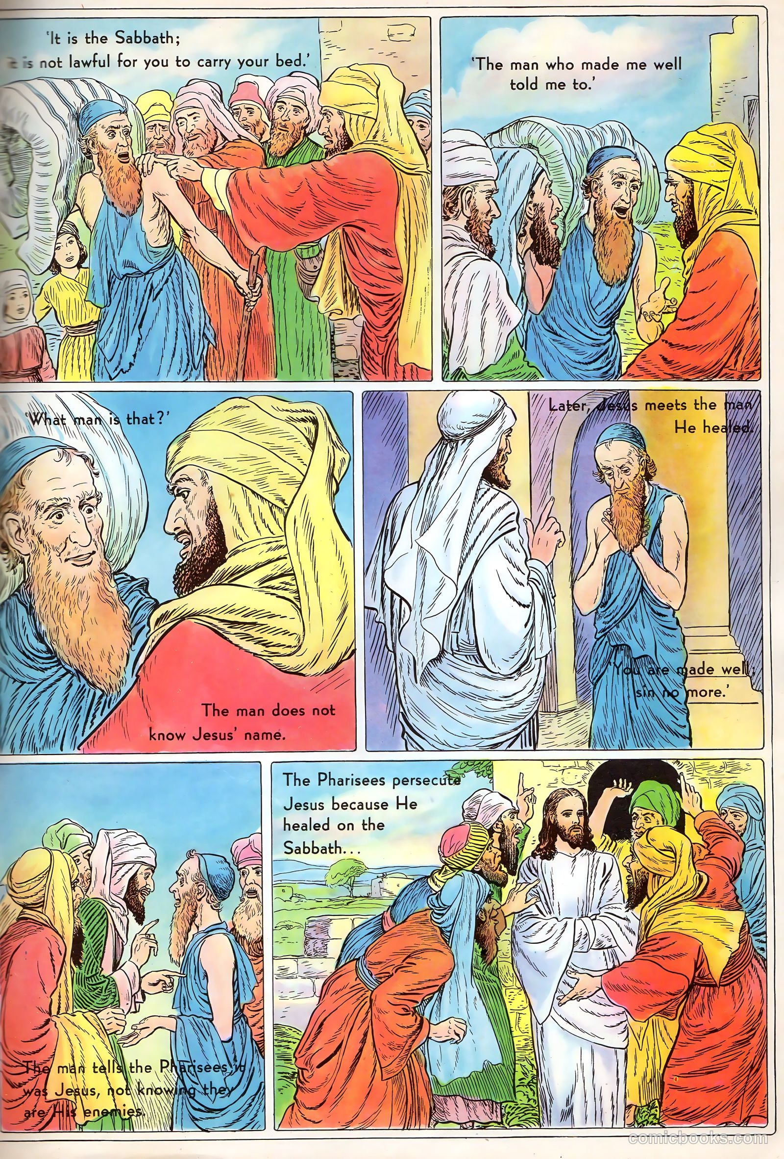 The Life of Christ Visualized #1 (1942, Standard Publishing Company) — page 45 of 48