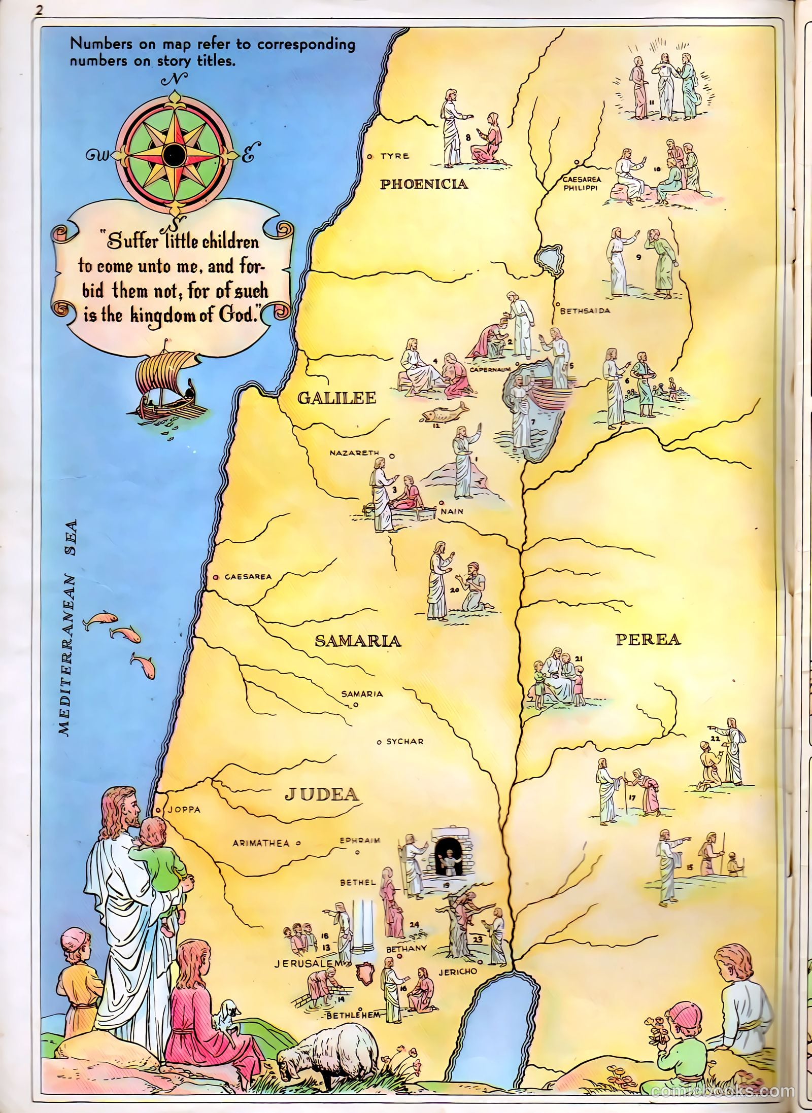 The Life of Christ Visualized #2 (1943) — page 2