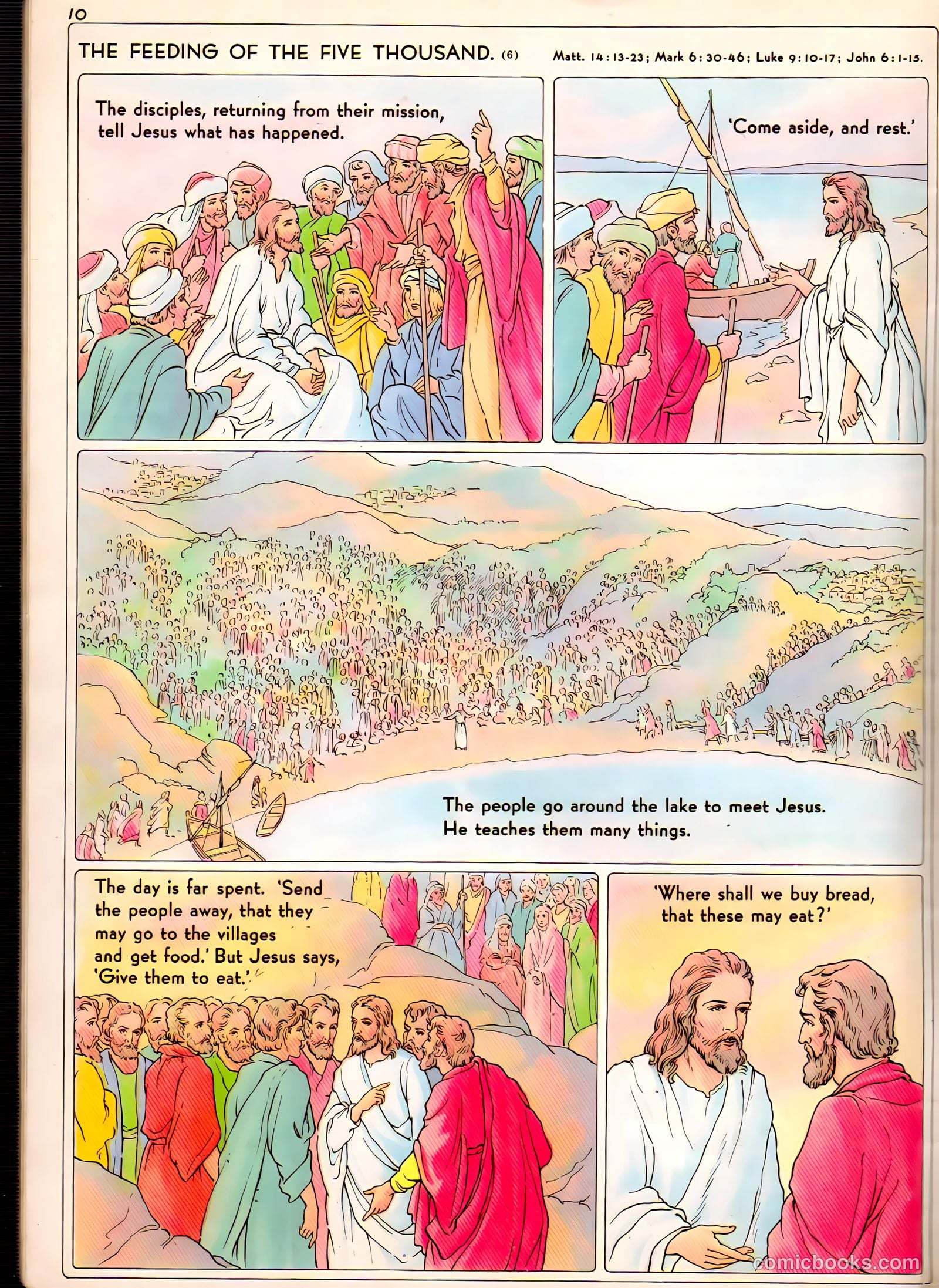The Life of Christ Visualized #2 (1943) — page 10