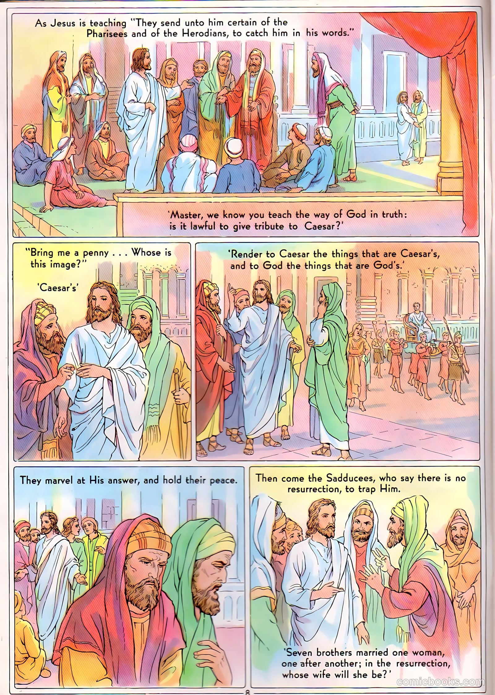 The Life of Christ Visualized #3 (1943) — page 8