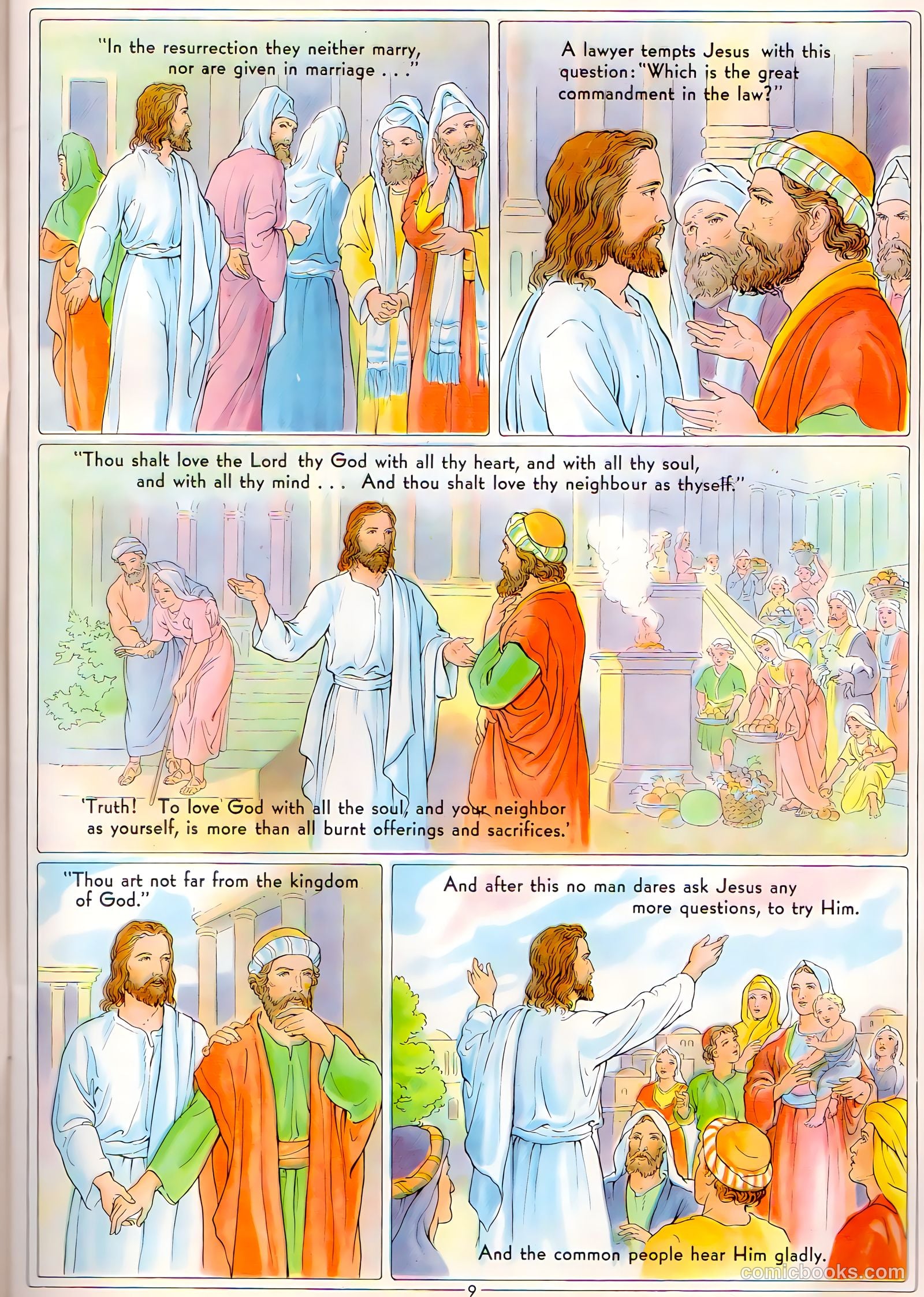 The Life of Christ Visualized #3 (1943) — page 9