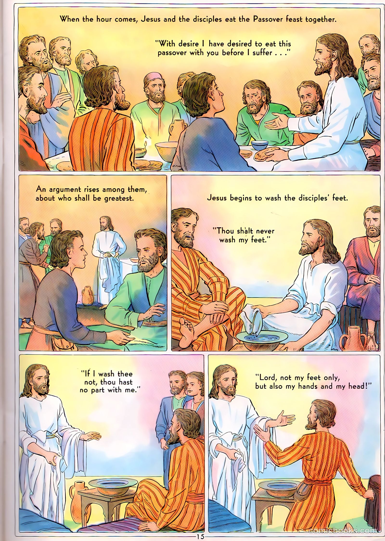 The Life of Christ Visualized #3 (1943) — page 15