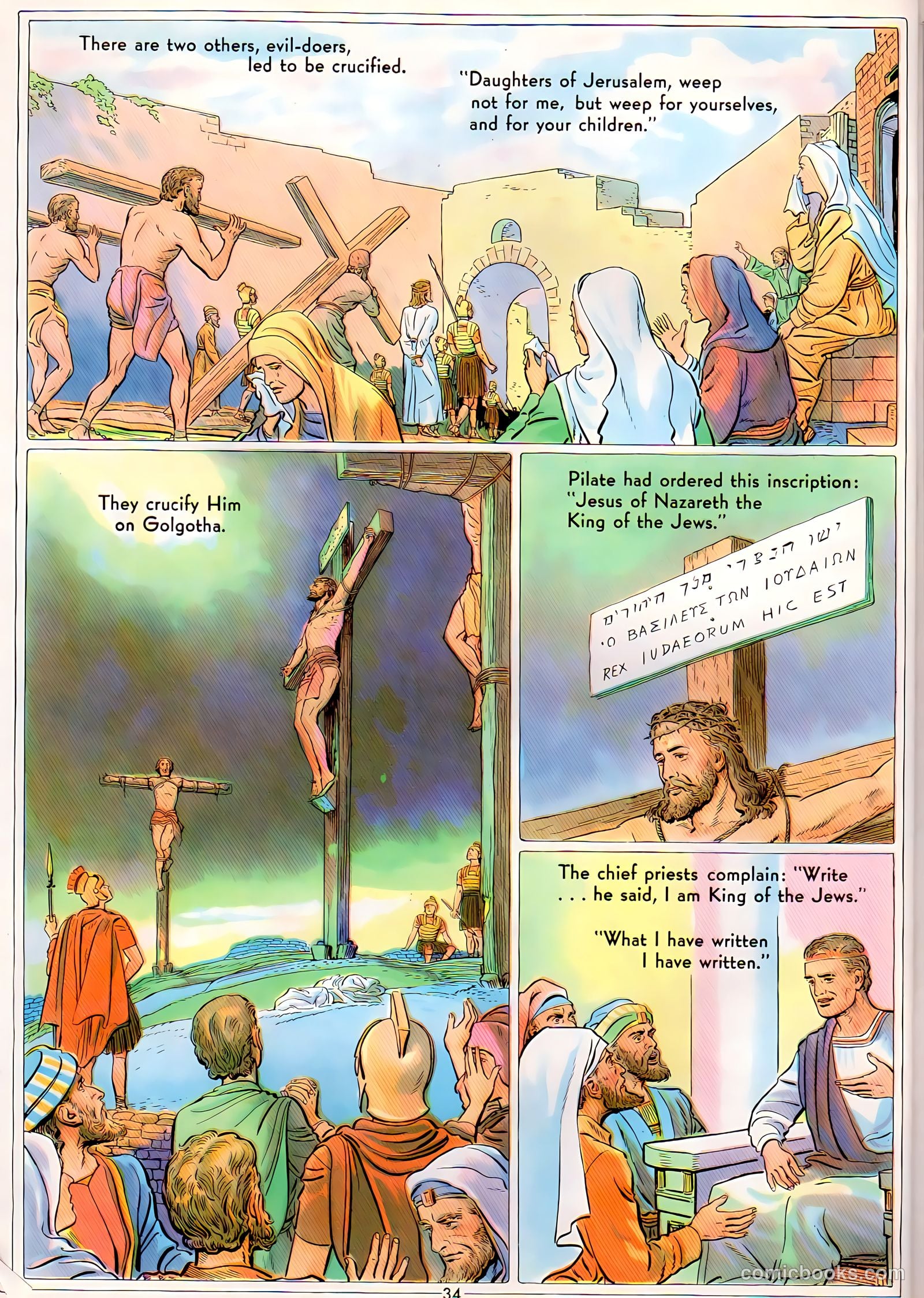 The Life of Christ Visualized #3 (1943) — page 34