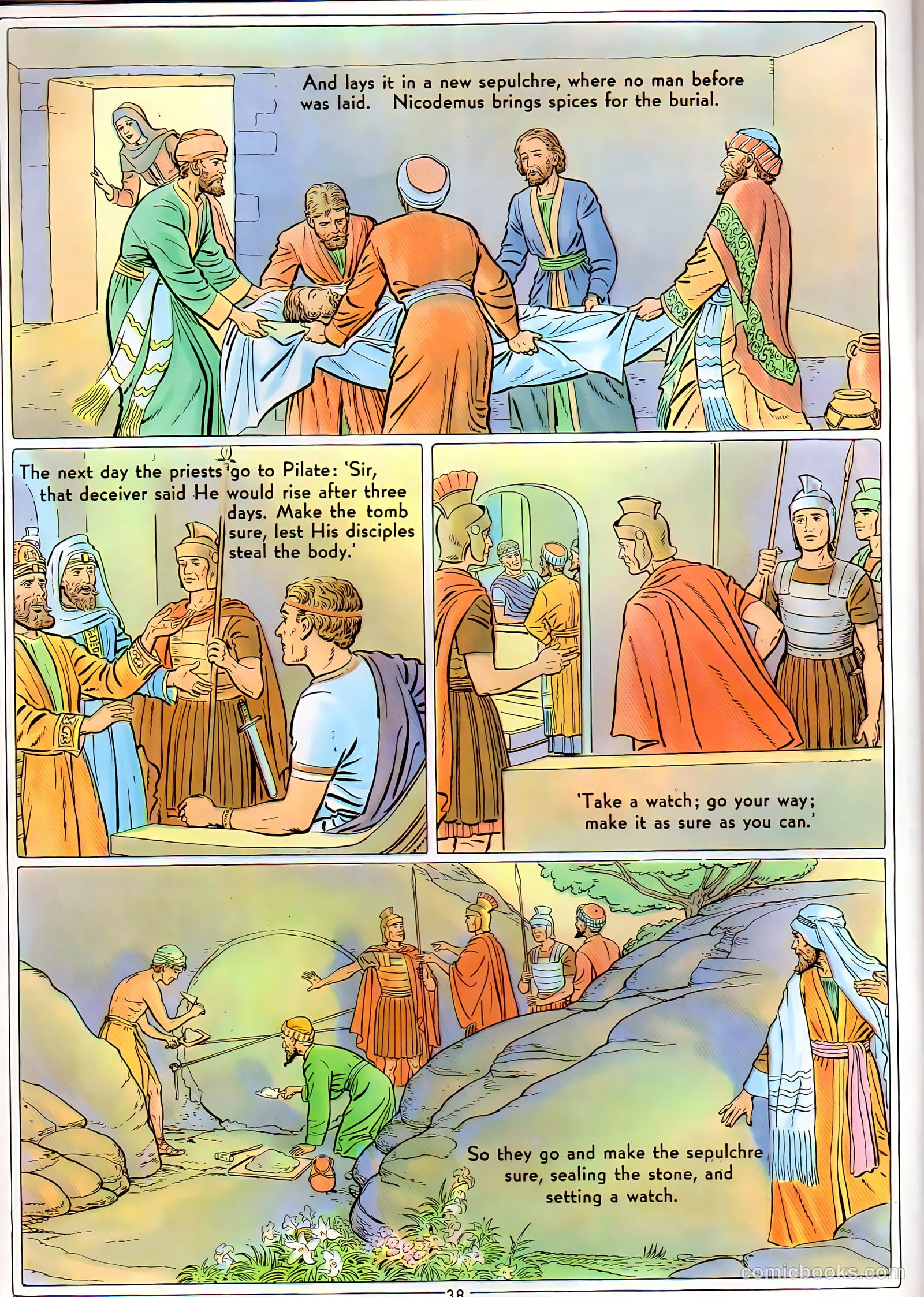 The Life of Christ Visualized #3 (1943) — page 38