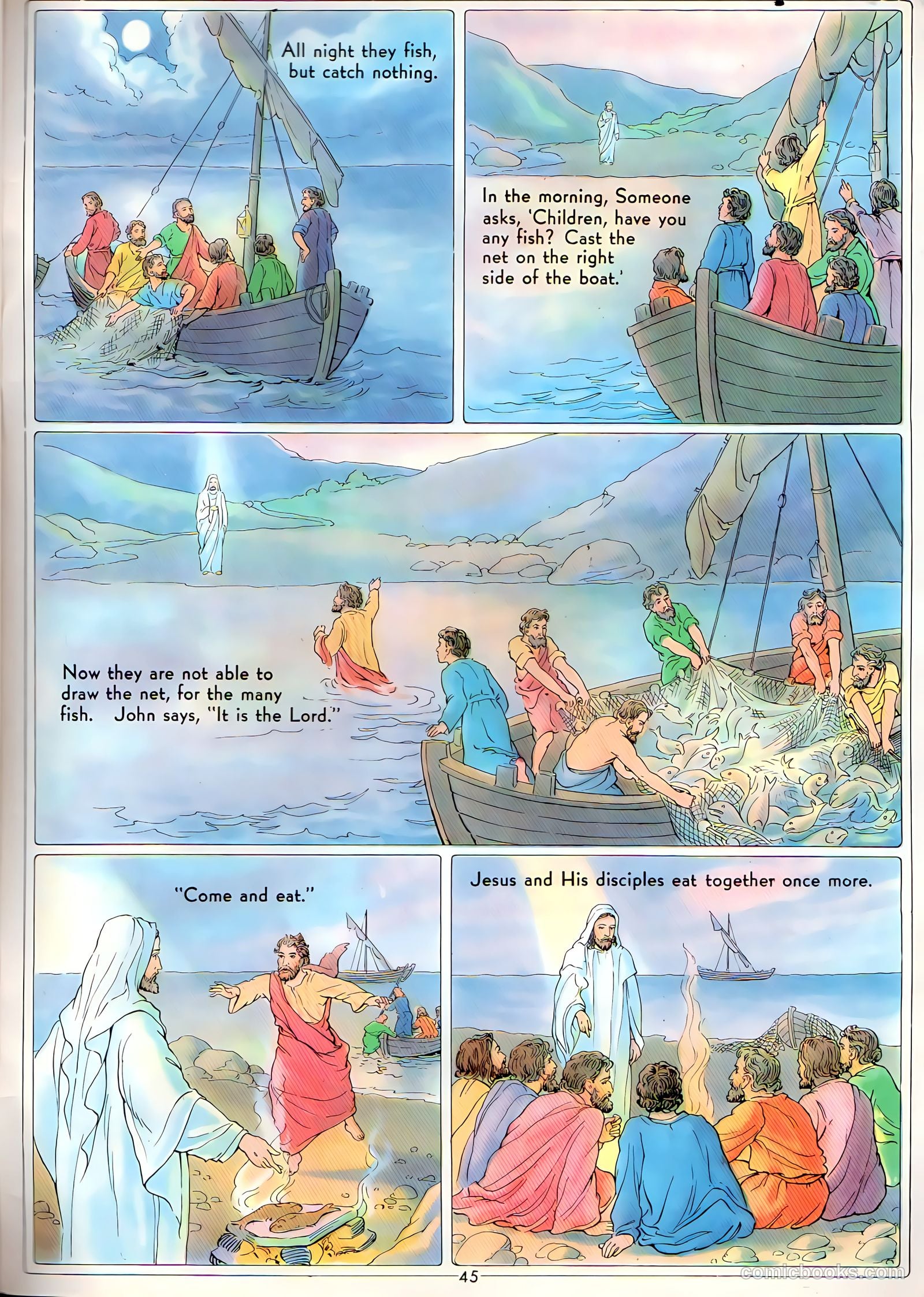 The Life of Christ Visualized #3 (1943) — page 45