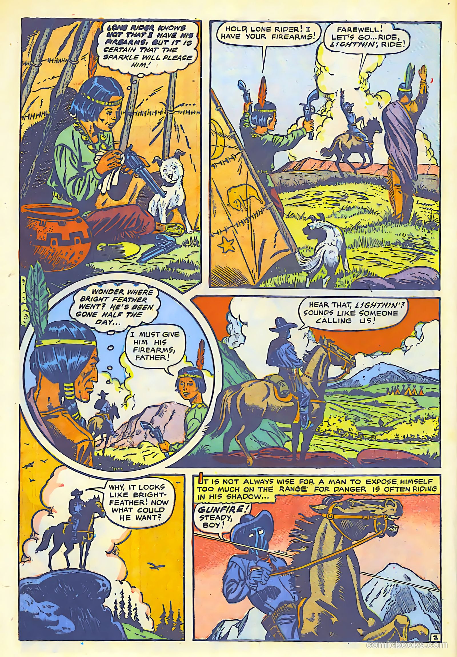 The Lone Rider #1 (1951) — page 4 of 52