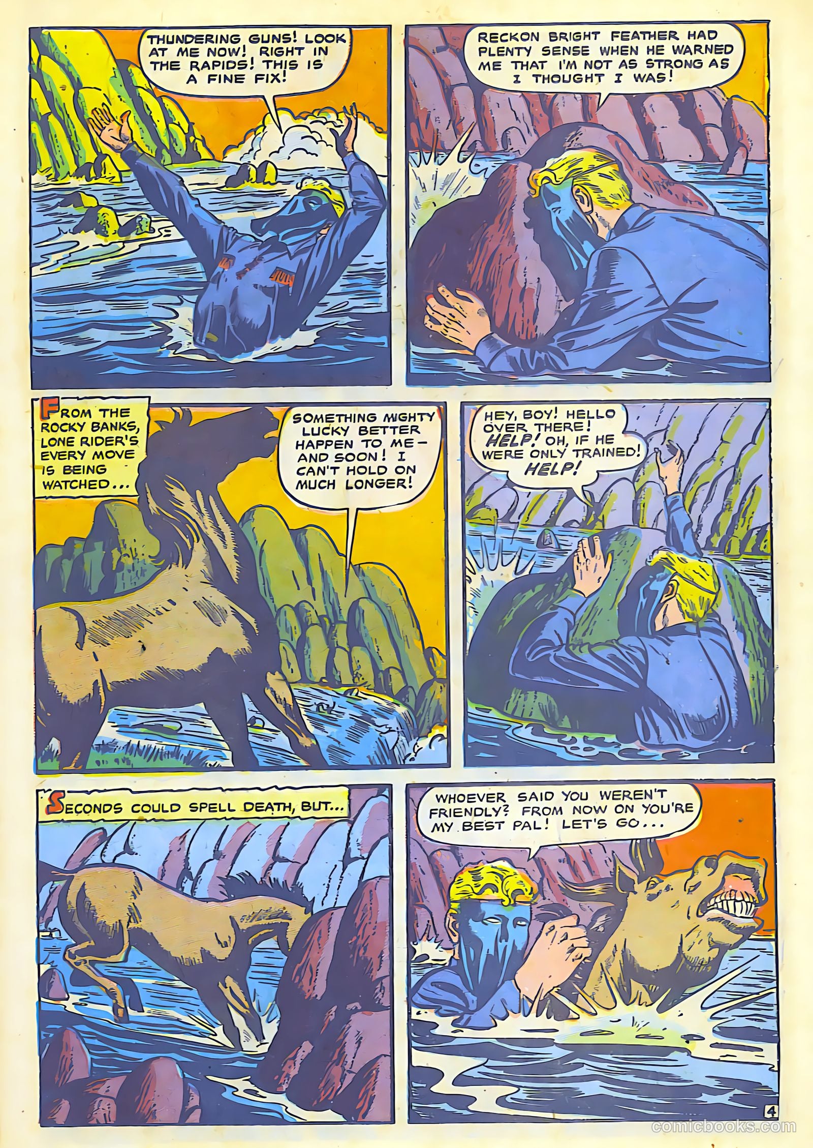 The Lone Rider #1 (1951) — page 19 of 52