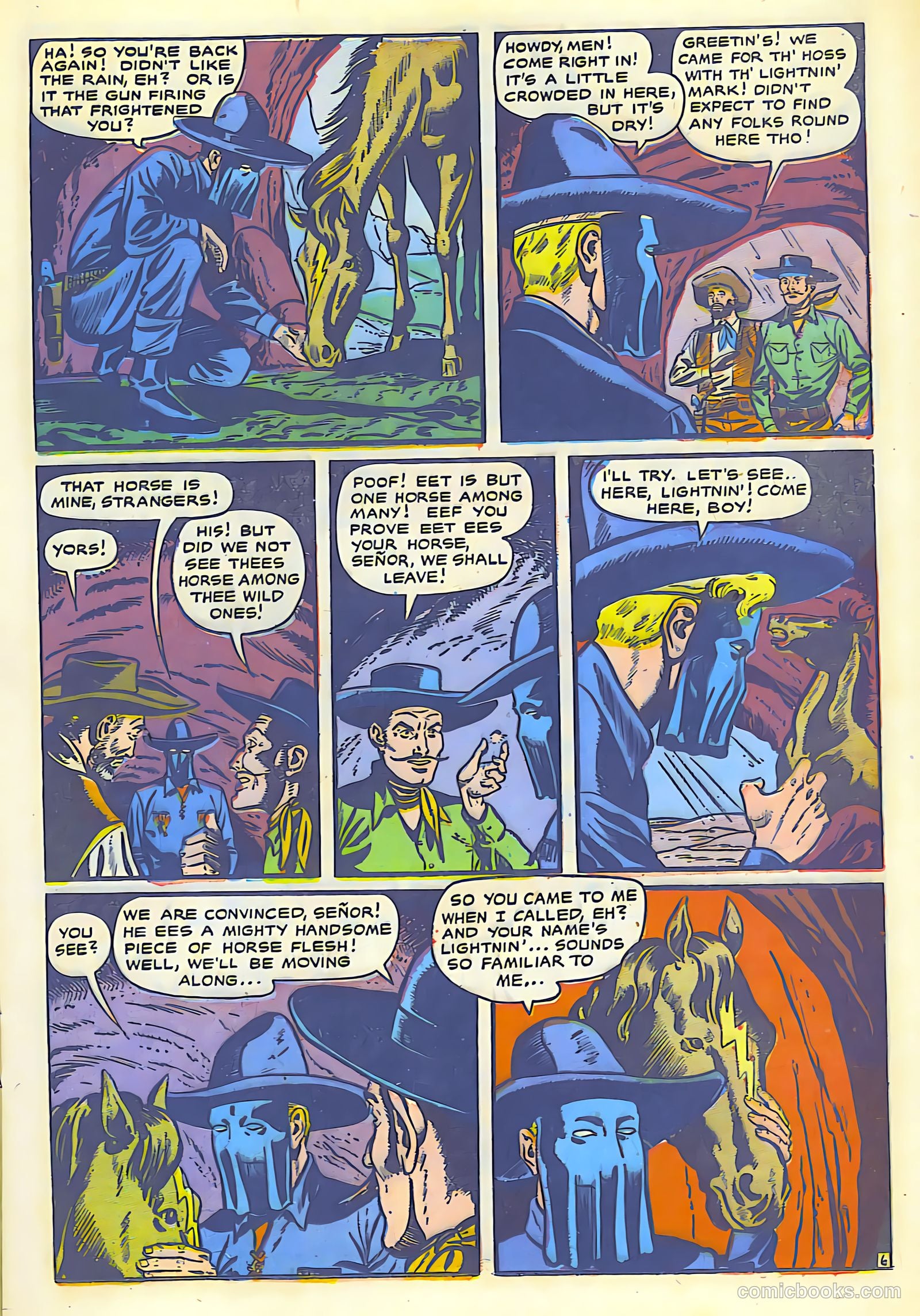 The Lone Rider #1 (1951) — page 21 of 52