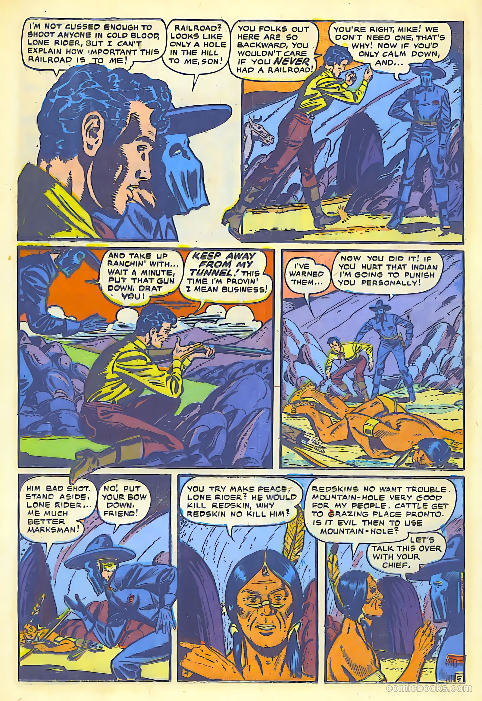The Lone Rider #1 (1951) — page 30 of 52