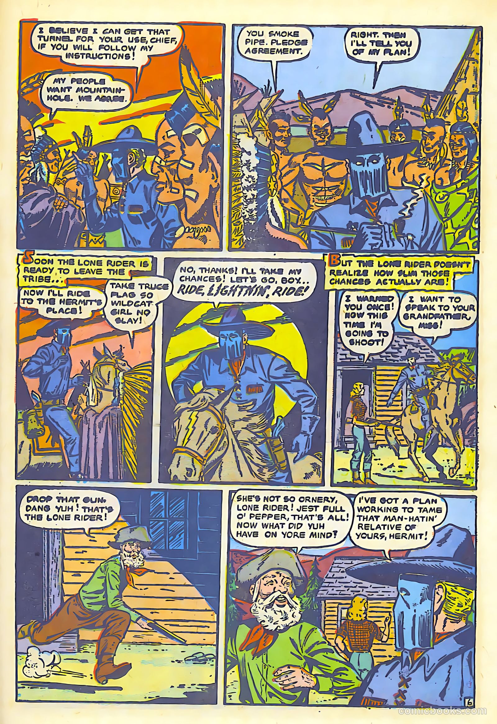 The Lone Rider #1 (1951) — page 31 of 52