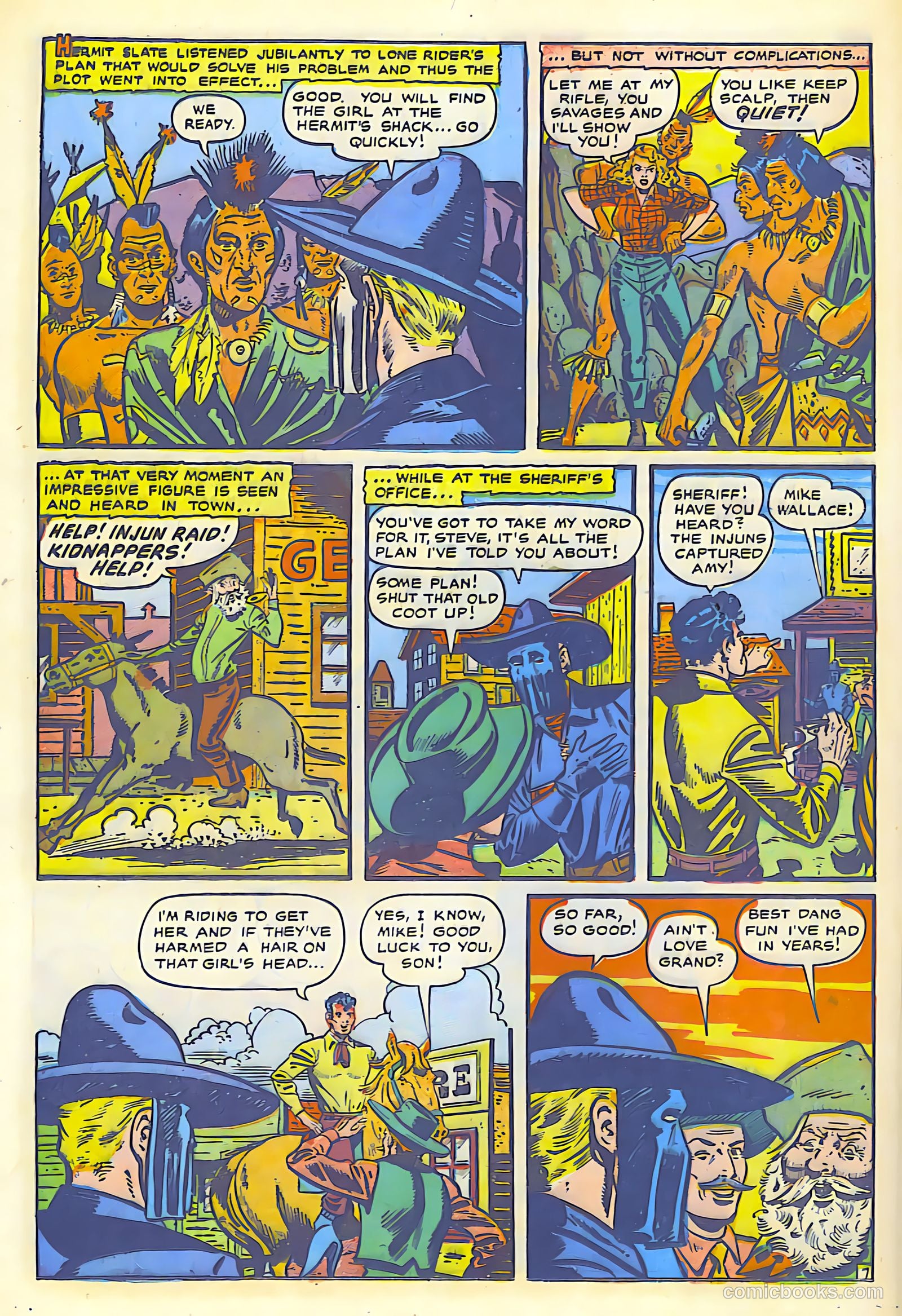 The Lone Rider #1 (1951) — page 32 of 52