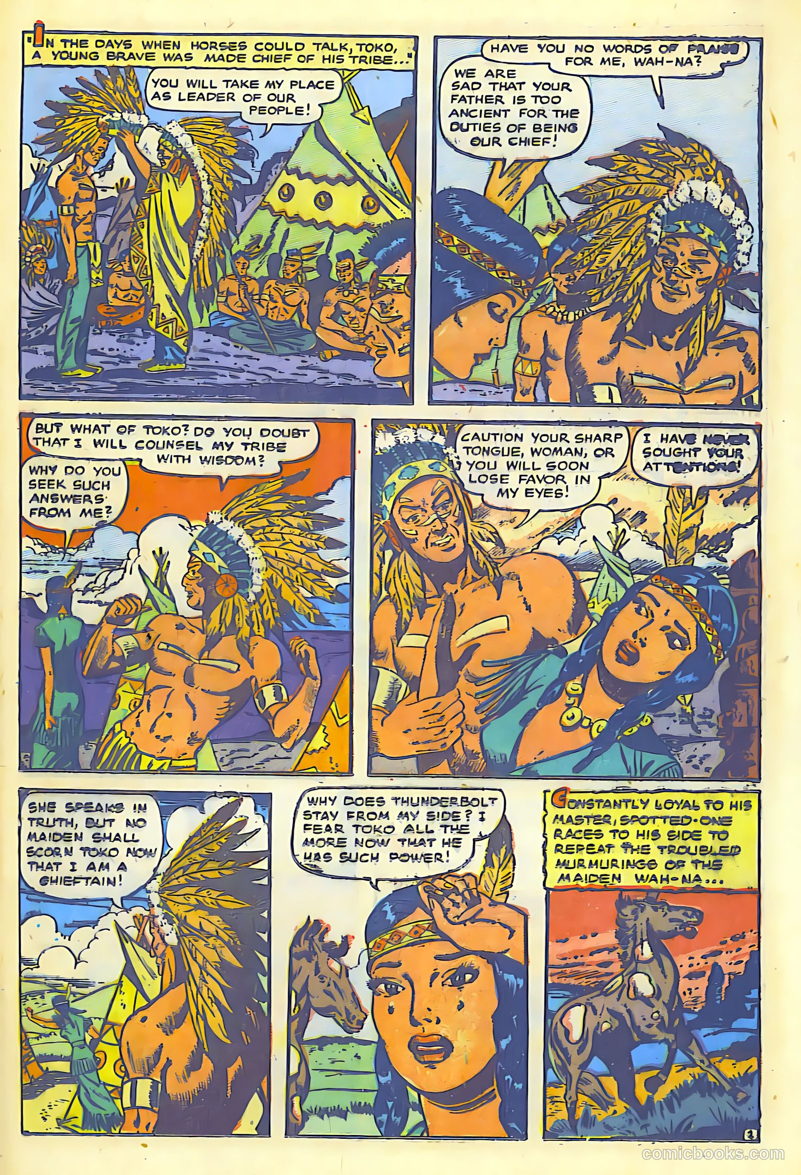 The Lone Rider #1 (1951) — page 35 of 52