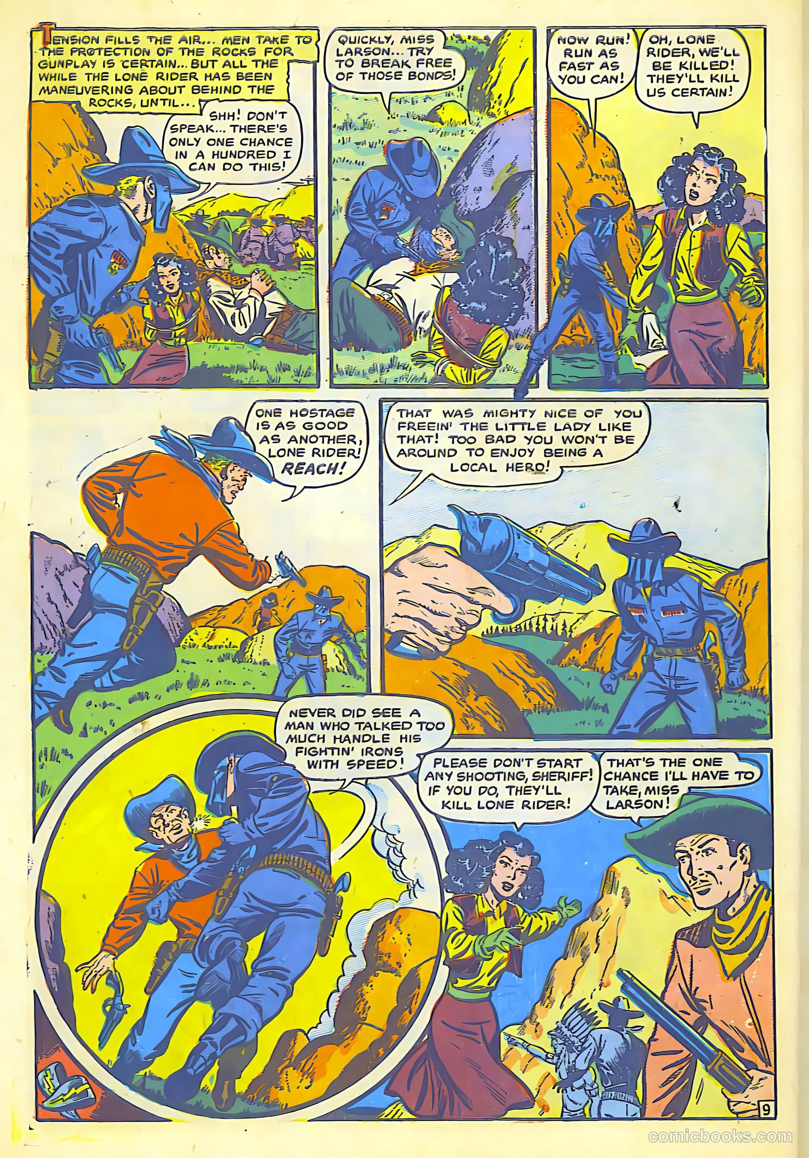 The Lone Rider #1 (1951) — page 48 of 52