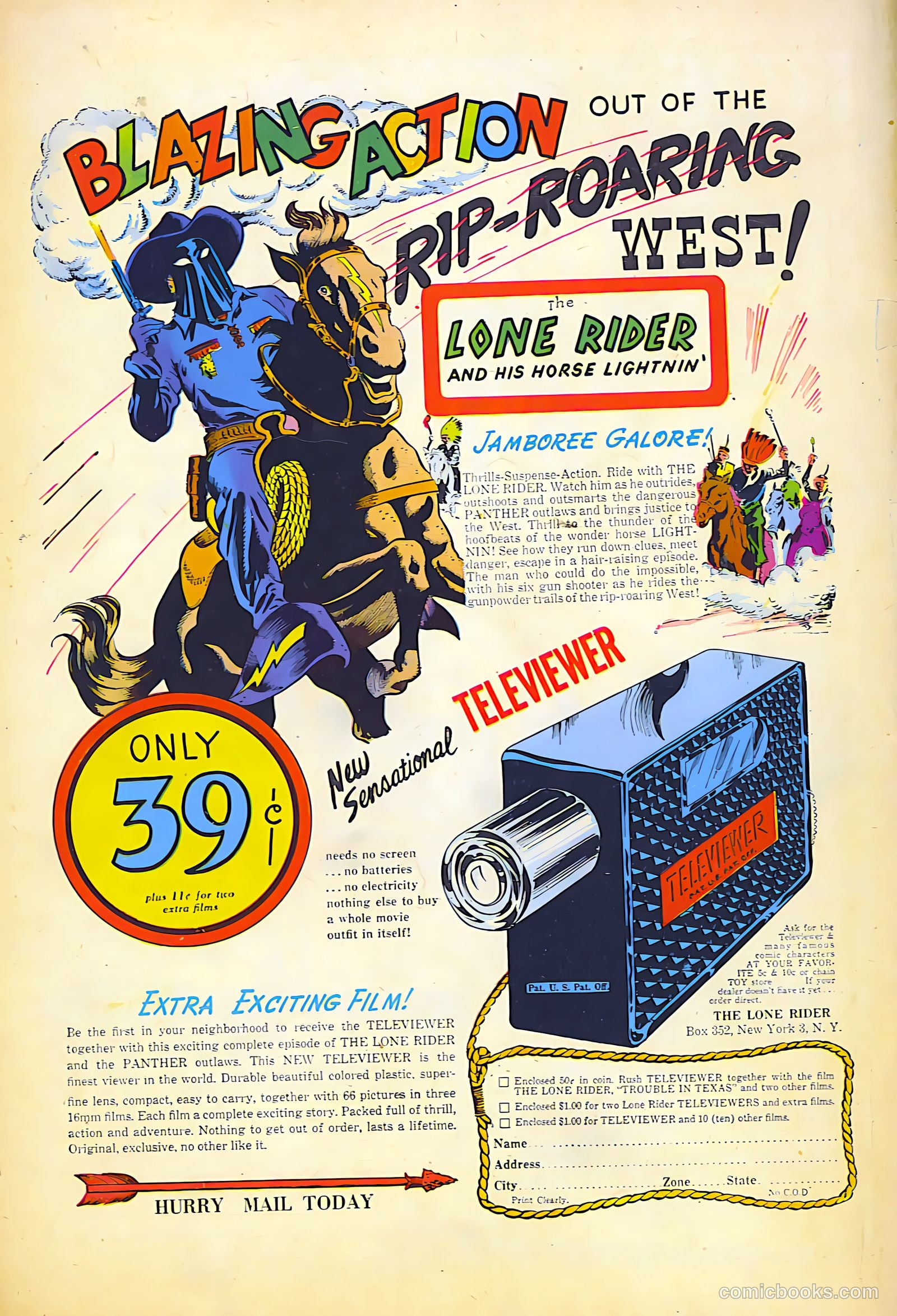 The Lone Rider #1 (1951) — page 52 of 52
