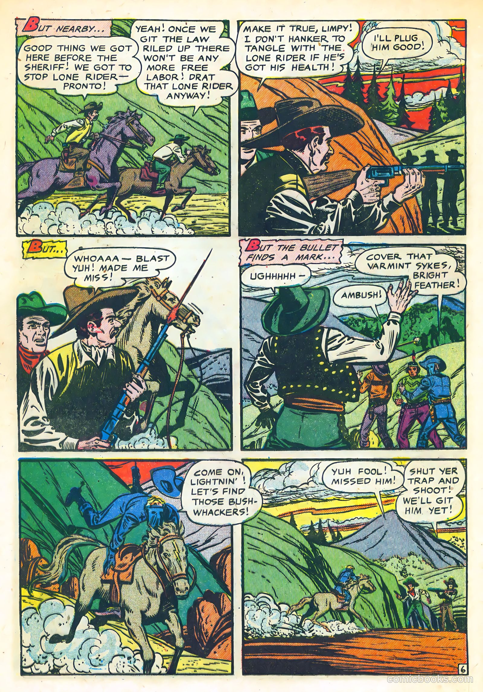 The Lone Rider #10 (1952) — page 24 of 36