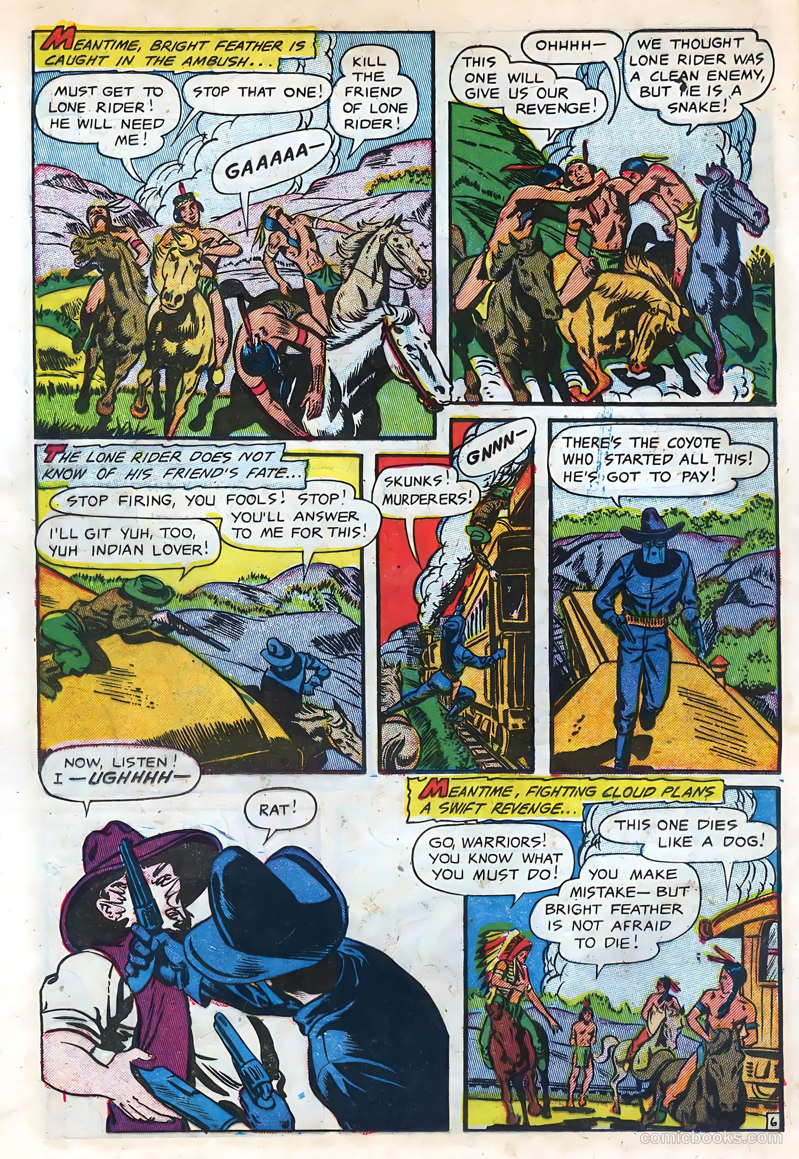 The Lone Rider #11 (1952) — page 24 of 36