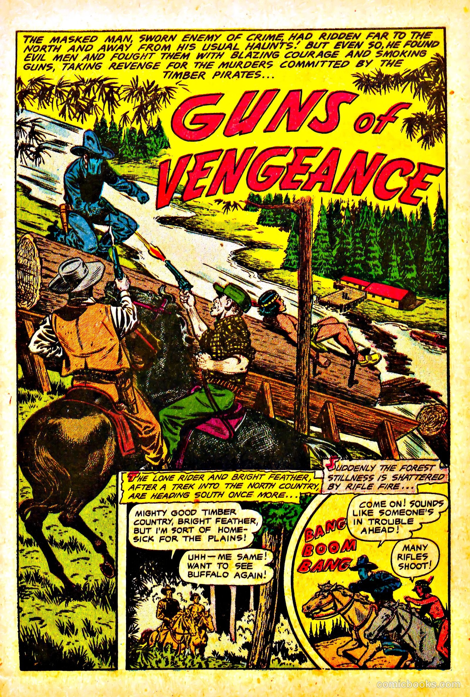 The Lone Rider #13 (1953) — page 3 of 36