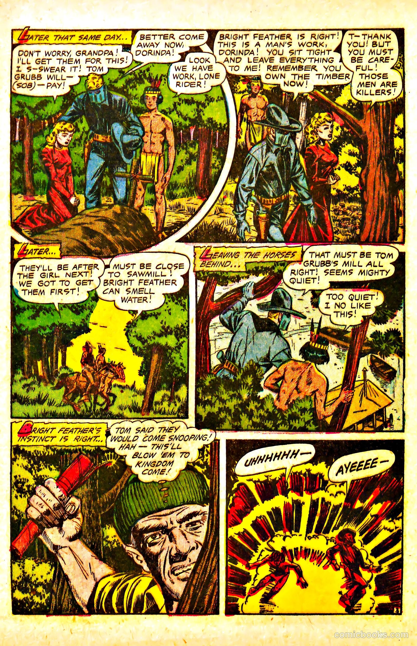 The Lone Rider #13 (1953) — page 5 of 36