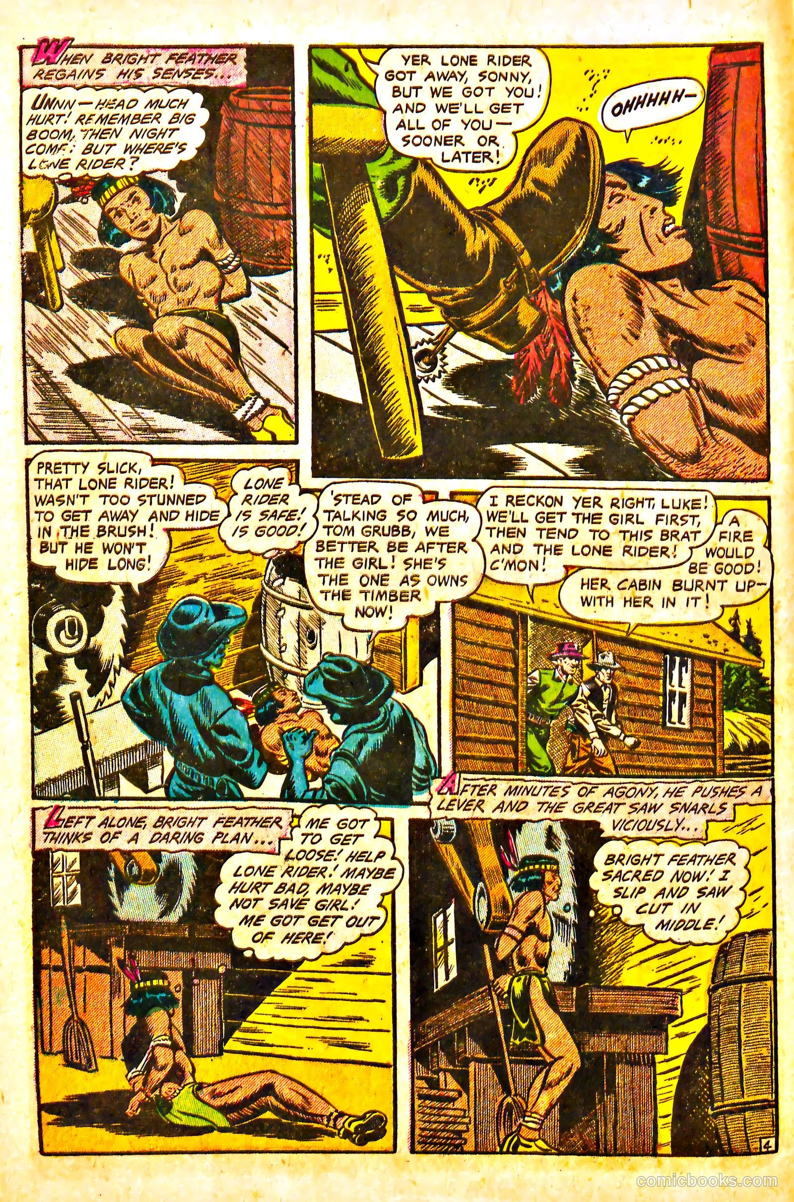 The Lone Rider #13 (1953) — page 6 of 36