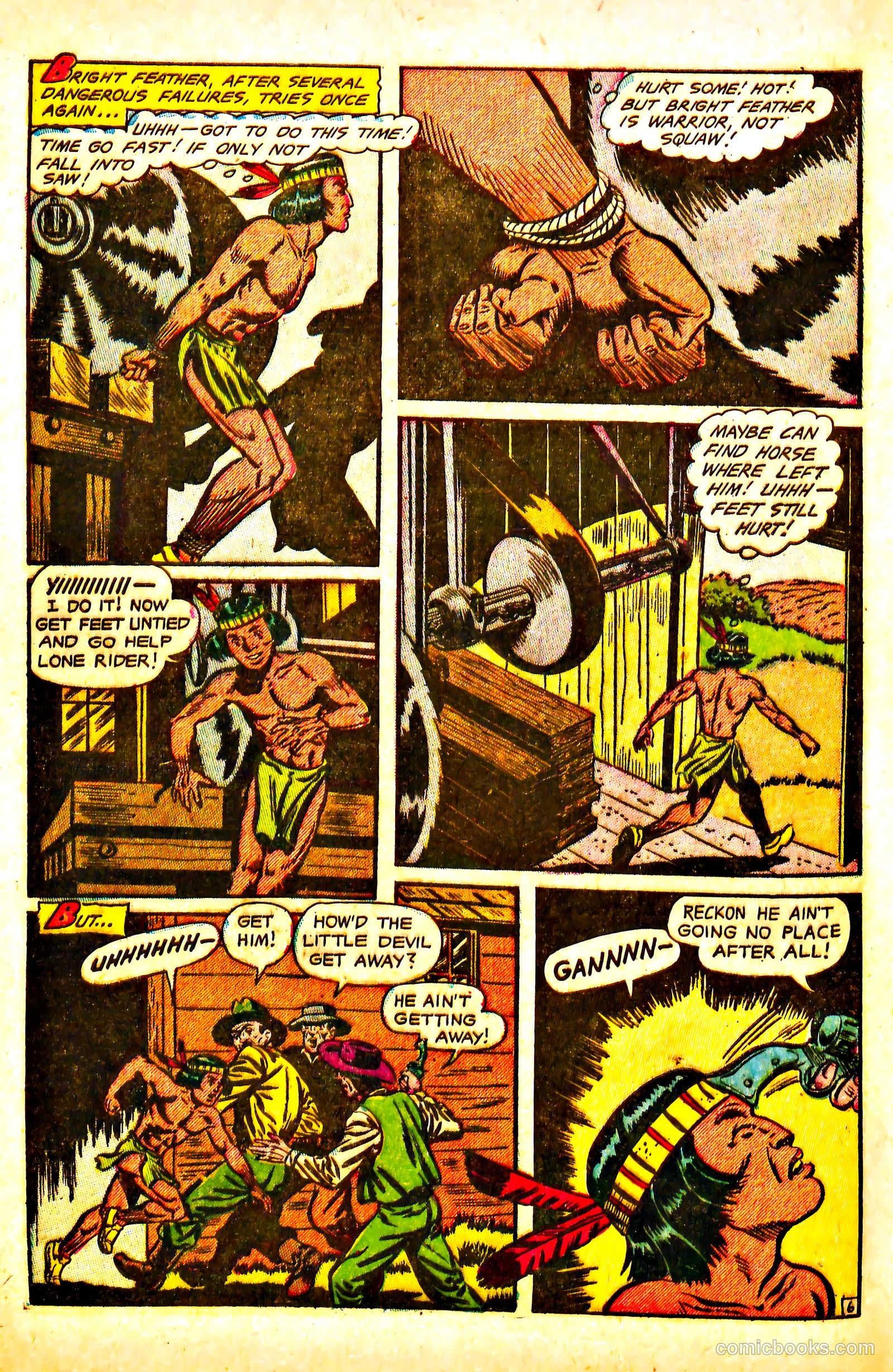The Lone Rider #13 (1953) — page 8 of 36