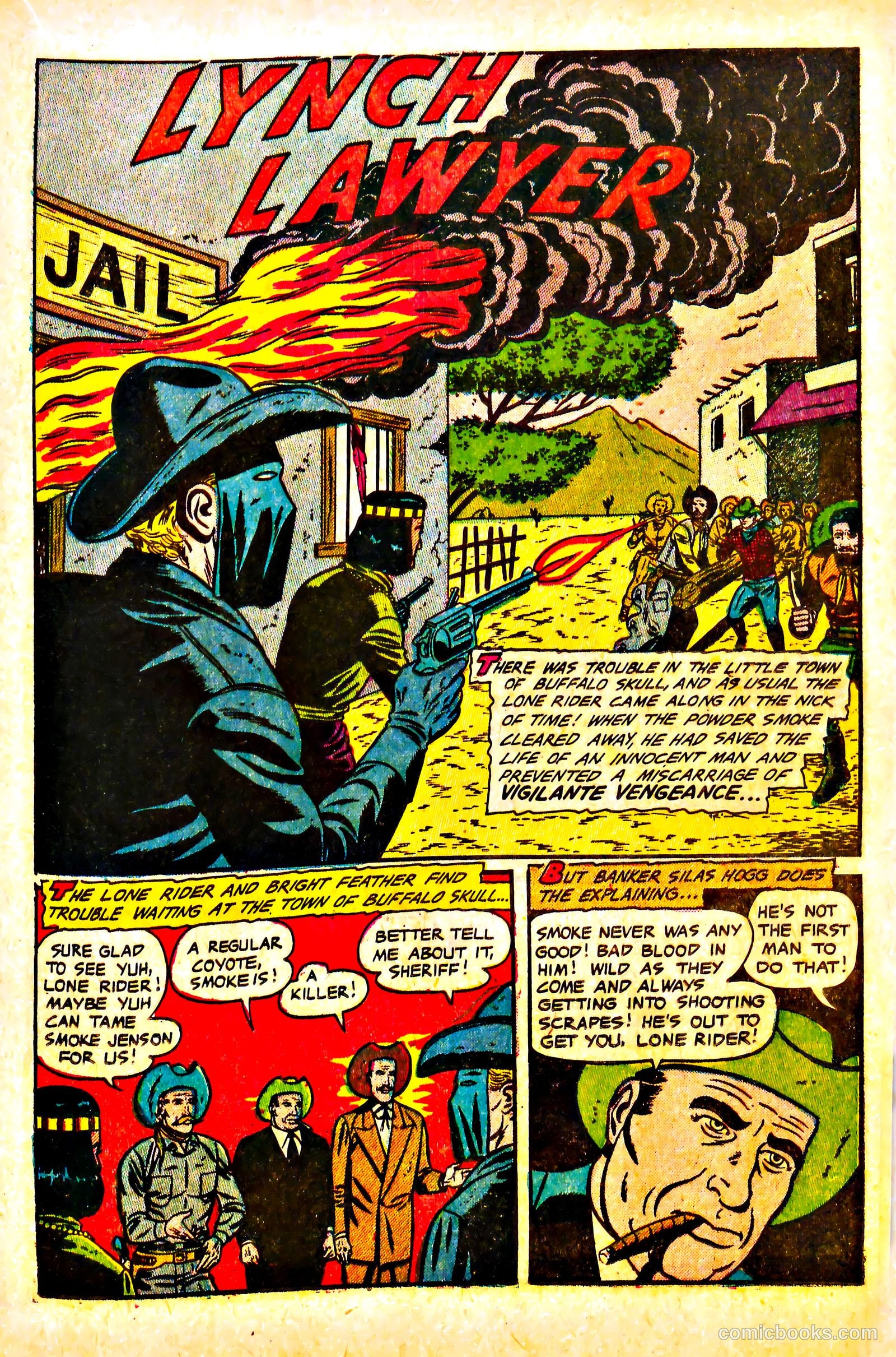 The Lone Rider #13 (1953) — page 19 of 36