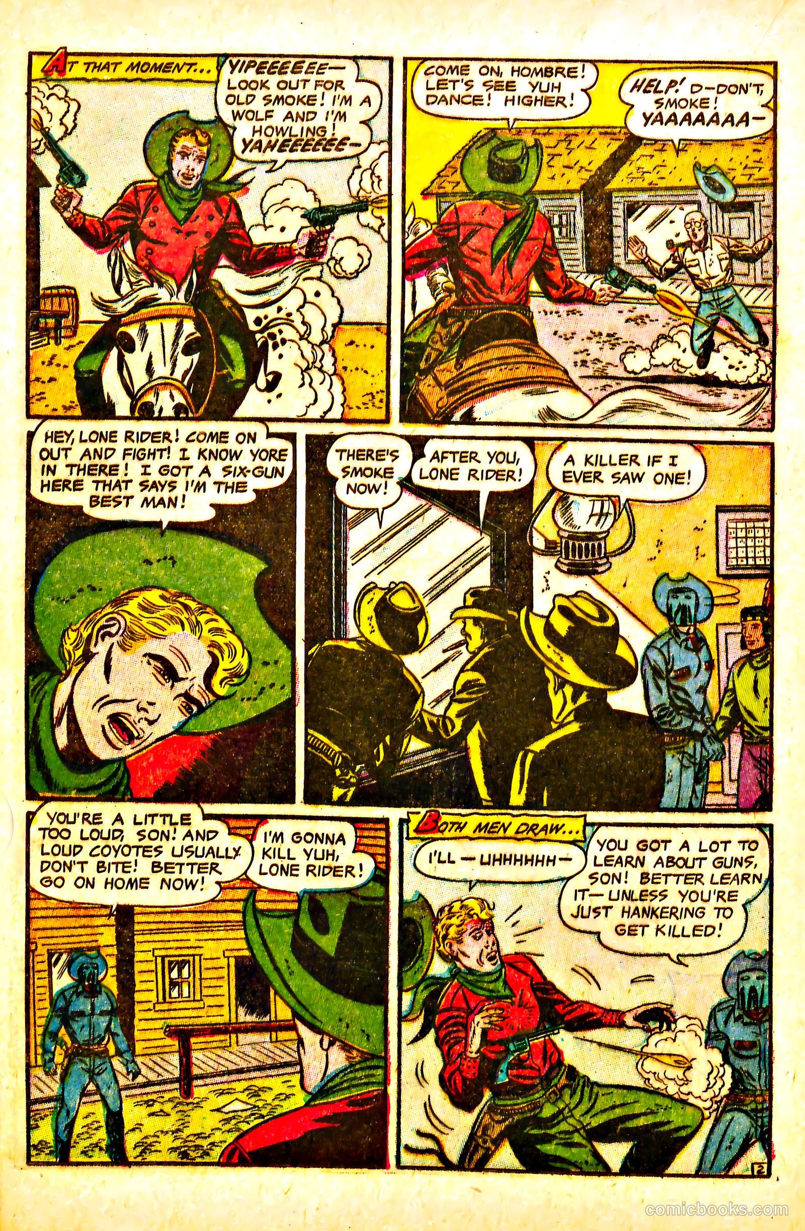 The Lone Rider #13 (1953) — page 20 of 36