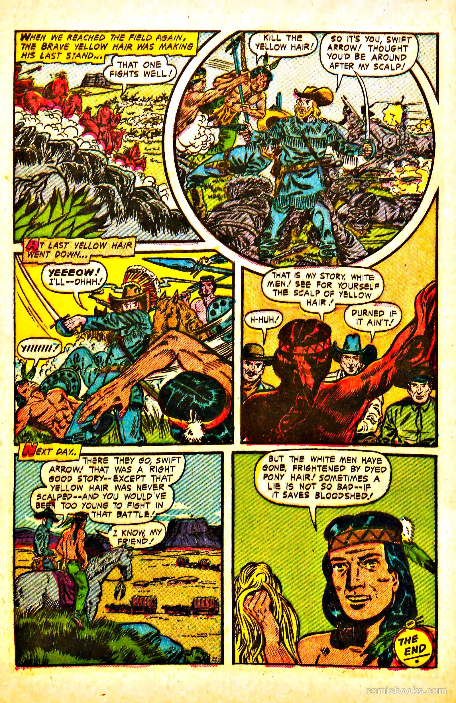 The Lone Rider #13 (1953) — page 32 of 36