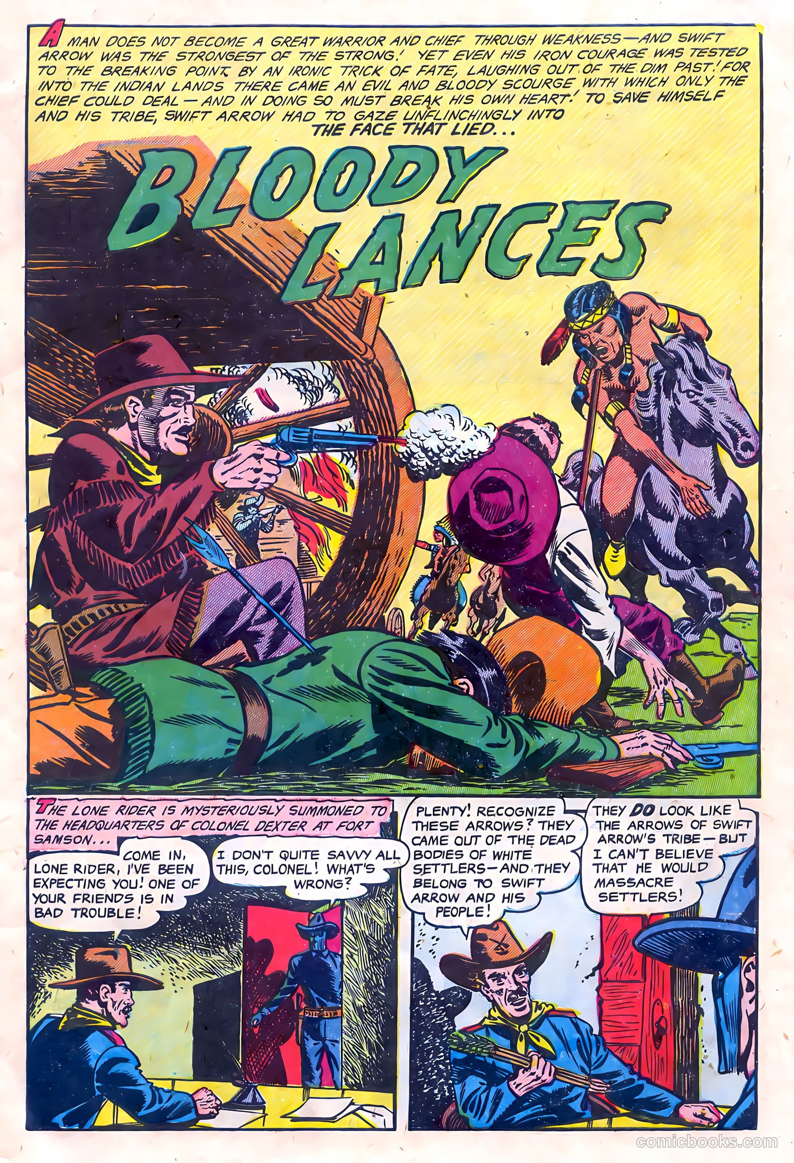 The Lone Rider #15 (1953) — page 3 of 36